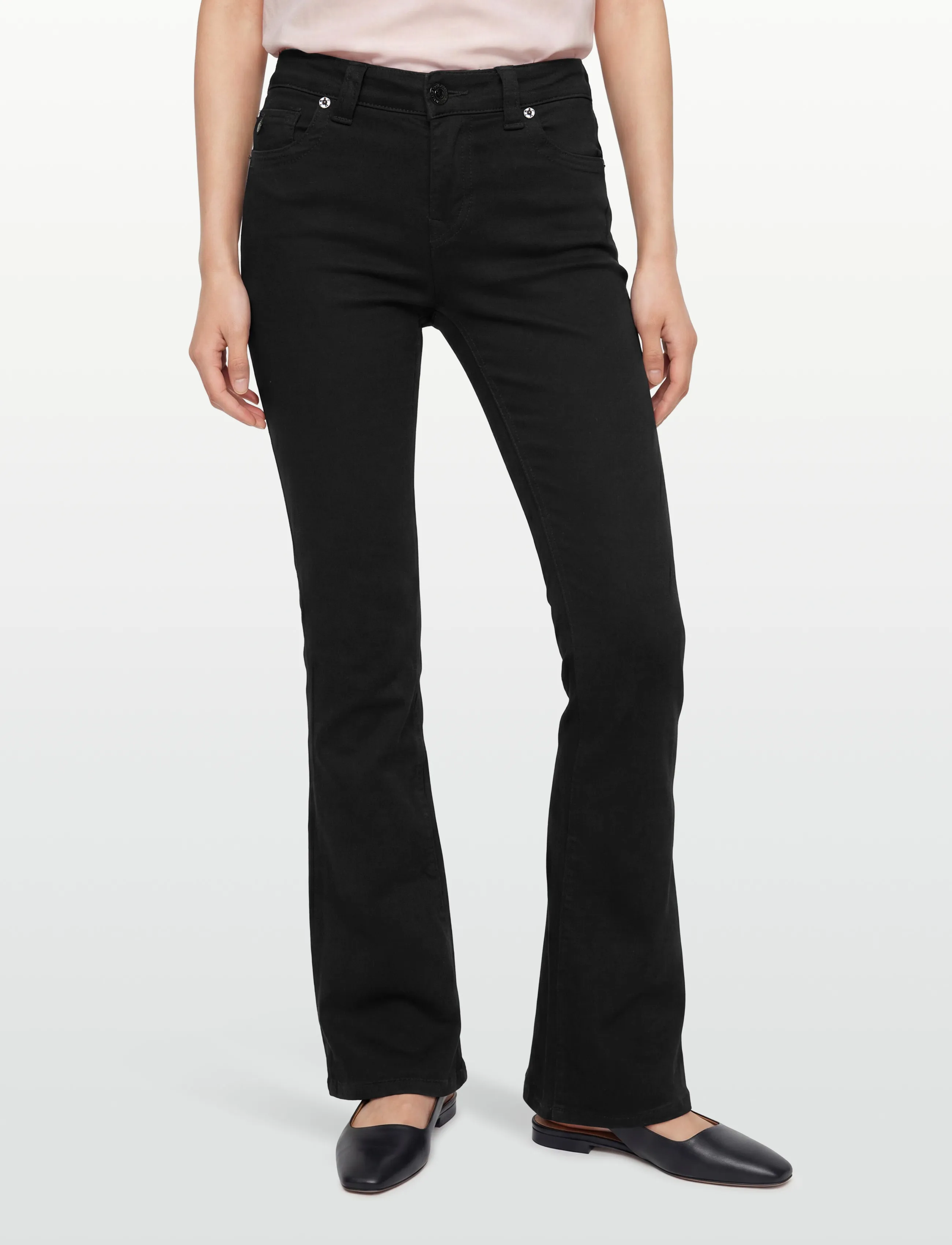 True Religion - JOEY LOW RISE FLARE - schlaghosen - black body rinse - 3