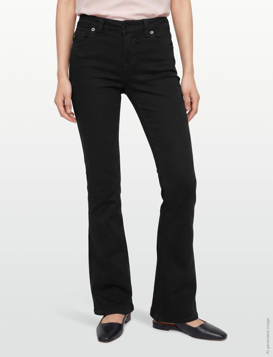 True Religion - JOEY LOW RISE FLARE - schlaghosen - black body rinse - 3