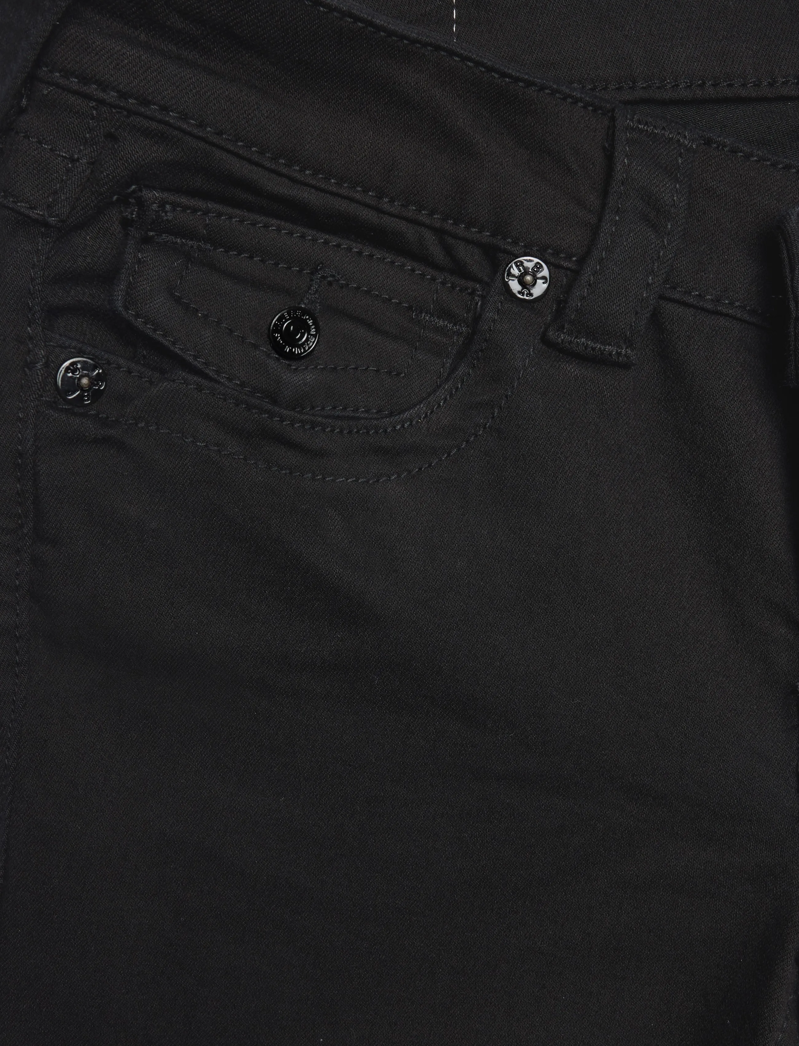 True Religion - JOEY LOW RISE FLARE - black body rinse - 2