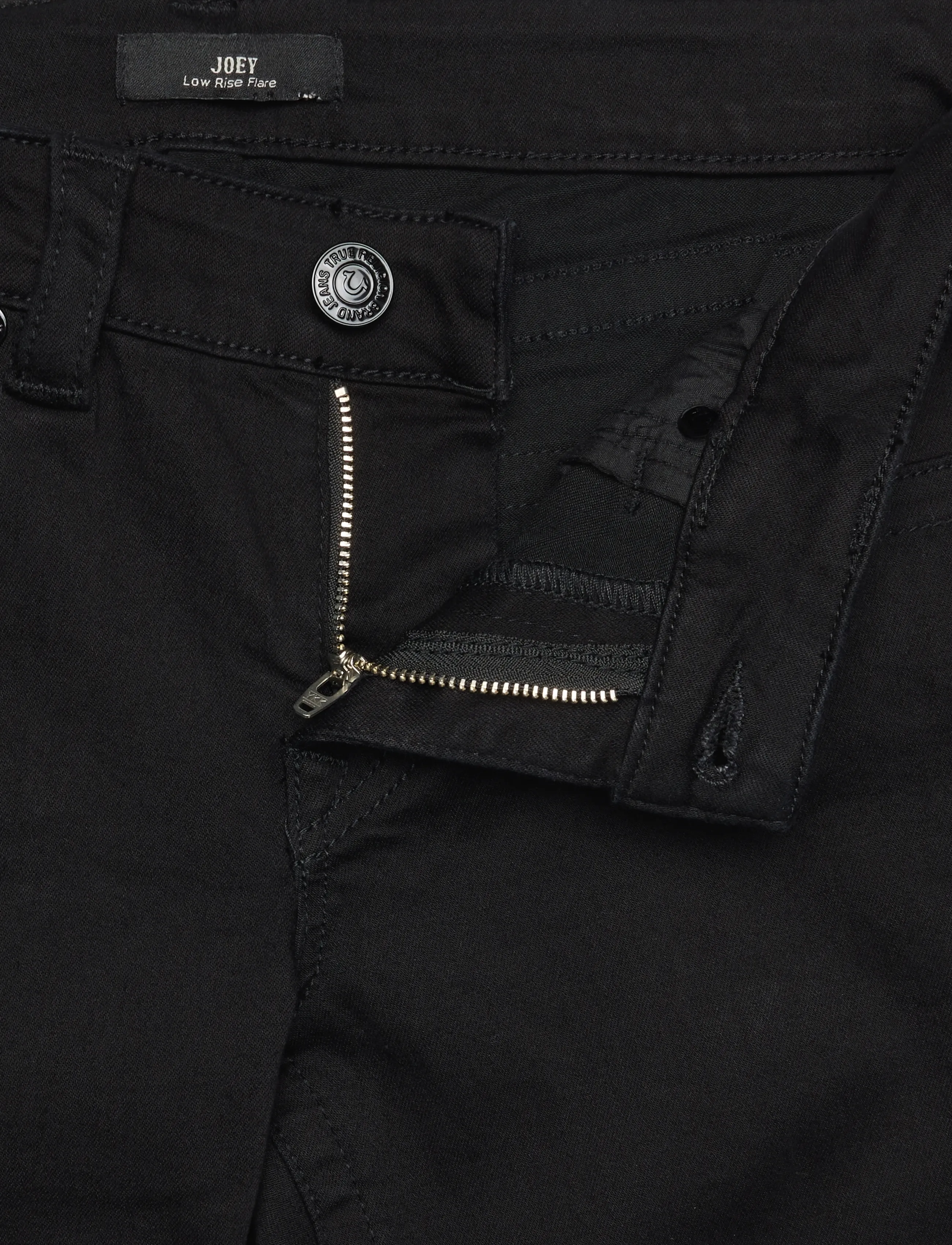 True Religion - JOEY LOW RISE FLARE - black body rinse - 3