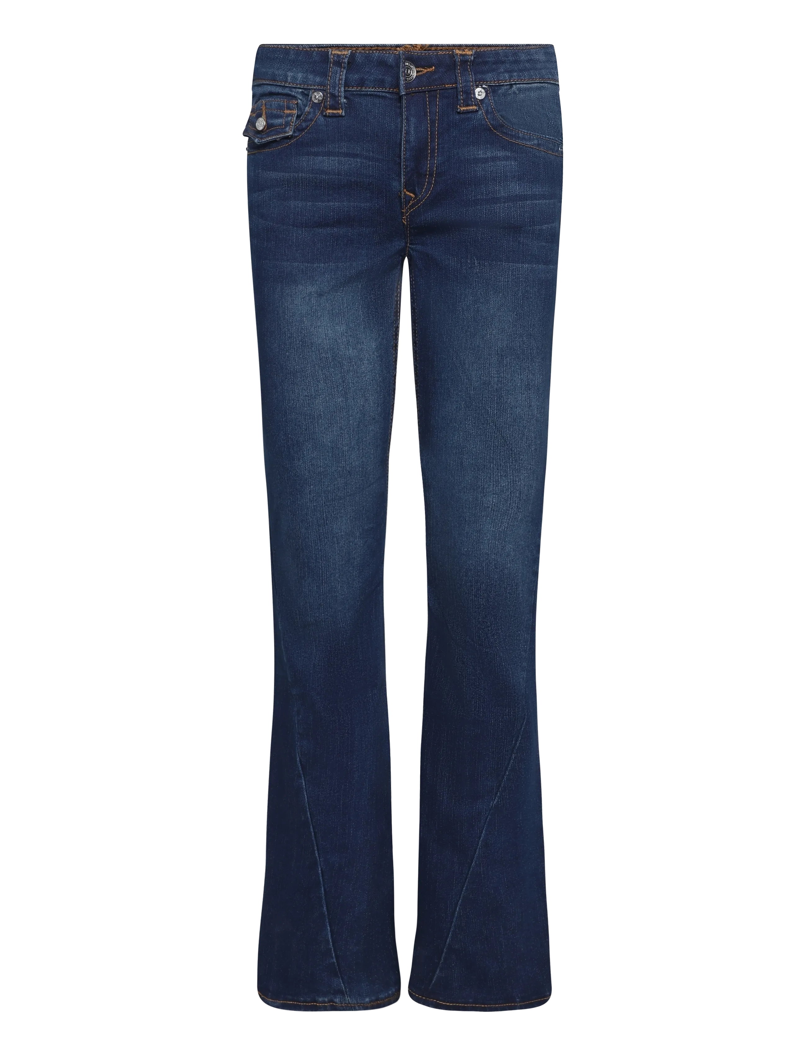 True Religion JOEY MID RISE FLARE FLAP - Denim - INIDGO UPGRADE / navy