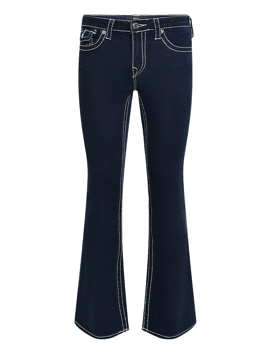 True Religion - BECCA MR BOOT CUT FLAP BIG T FLAP - bootcut jeans - body rinse - 0