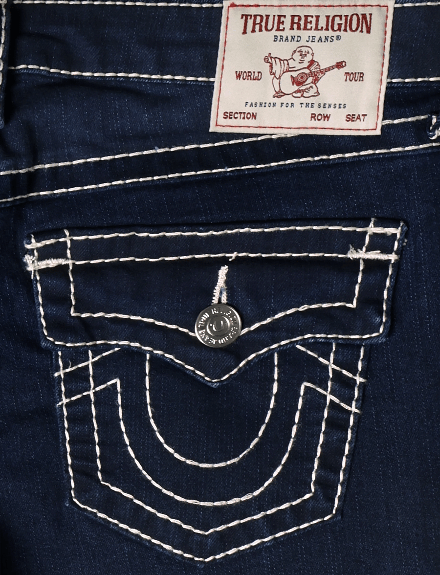 True Religion - BECCA MR BOOT CUT FLAP BIG T FLAP - bootcut jeans - body rinse - 4