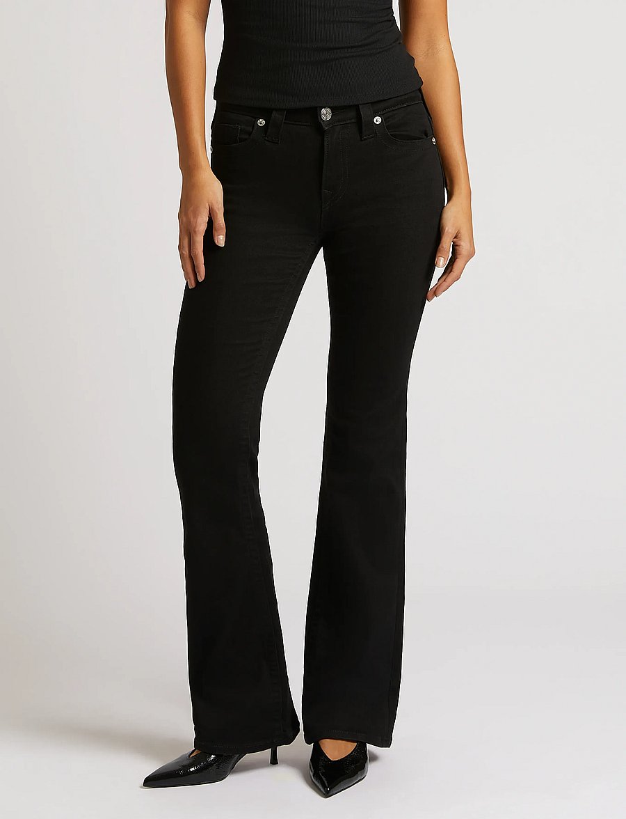 True Religion - BECCA MR BOOT - bootcut jeans - black body rinse - 4