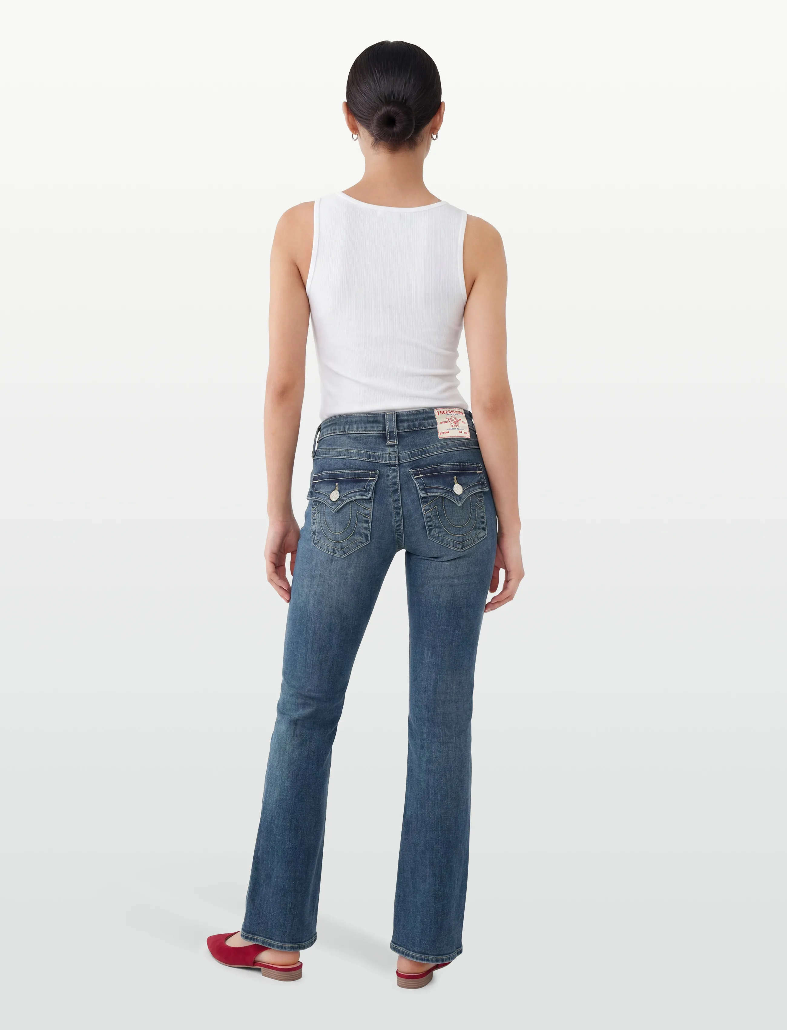 True Religion - JOEY LR FLARE - alt eriti laia säärega teksad - naida - 4