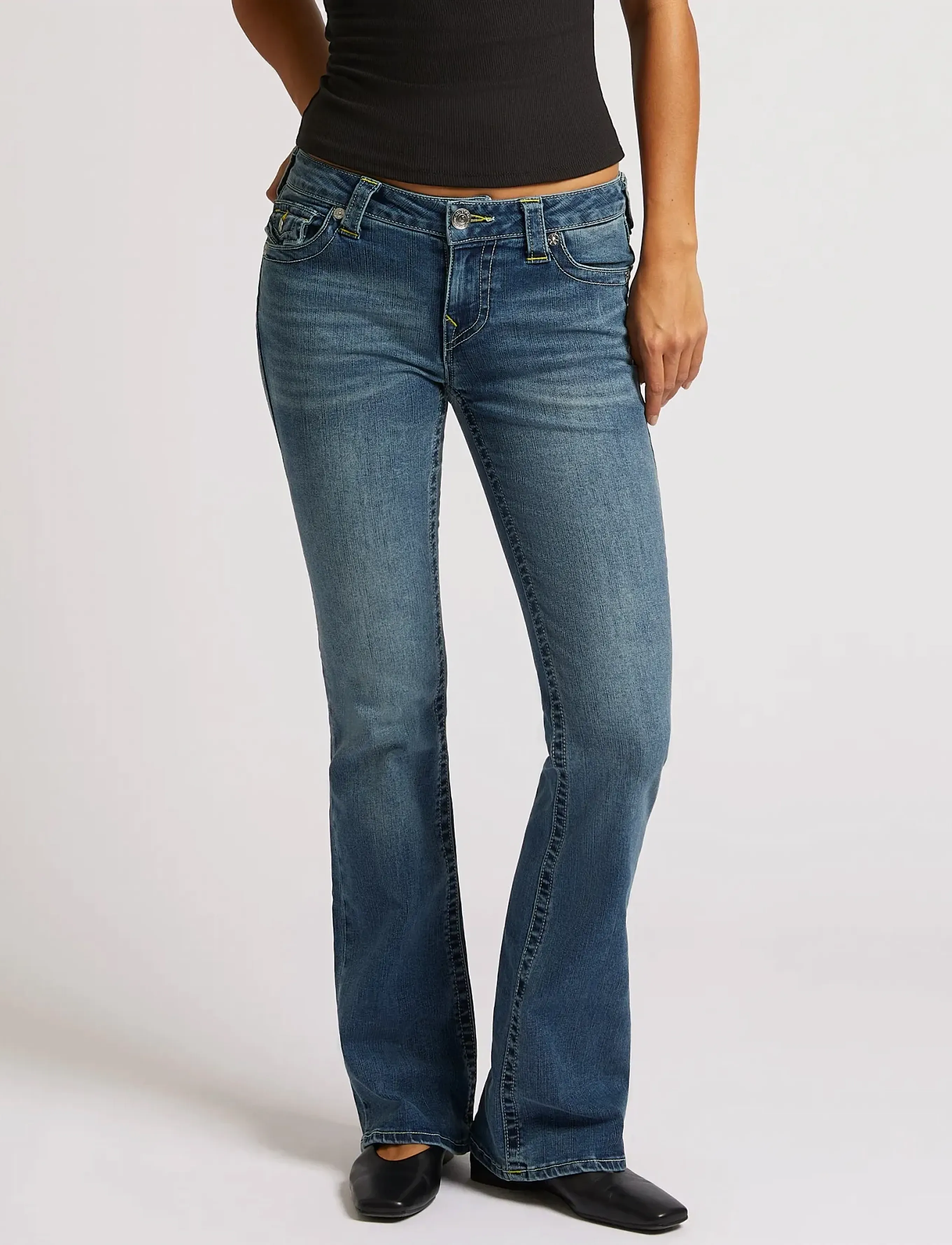 True Religion - BECCA MID RISE BOOT CUT FLAP - bootcut jeans - arabella - 4