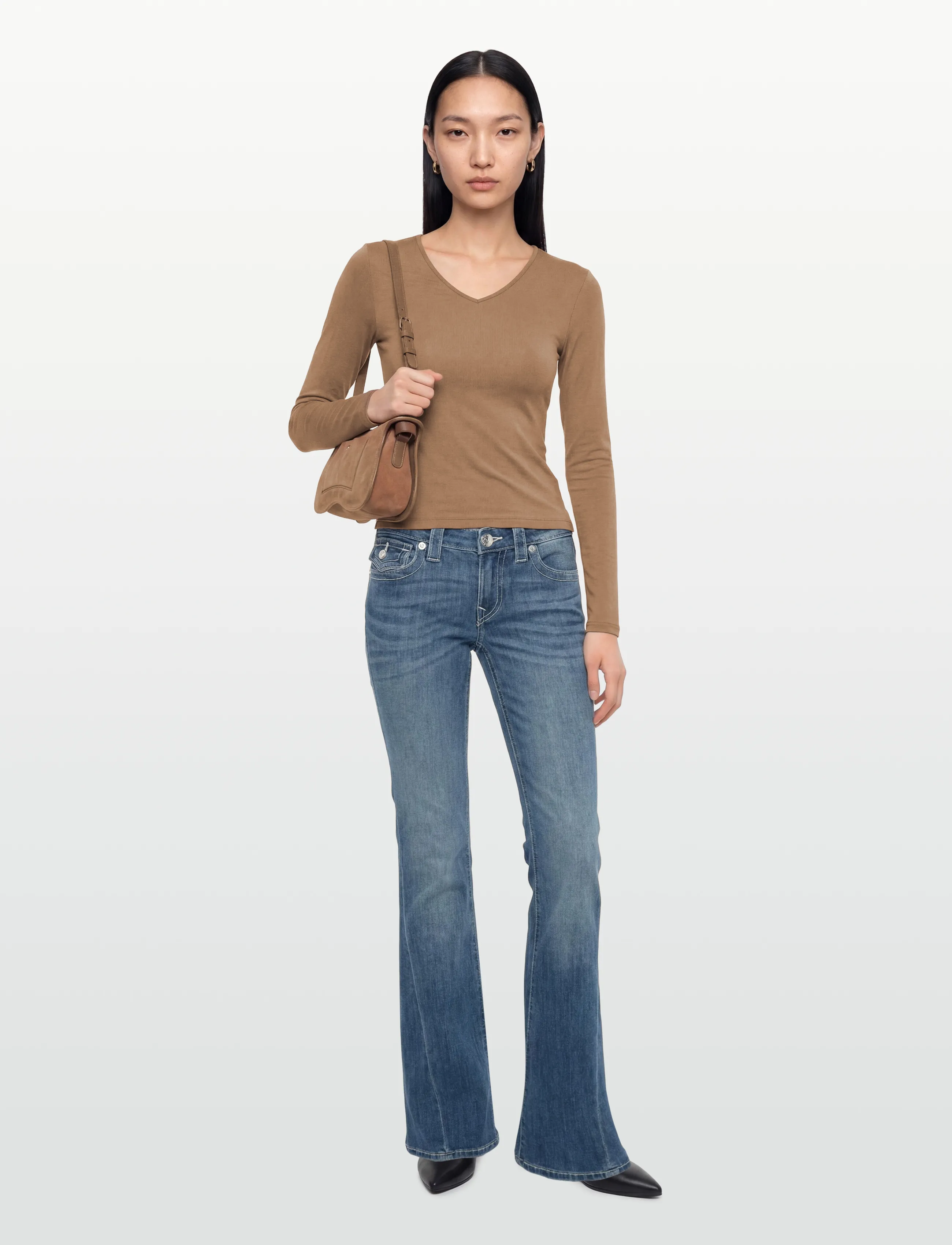 True Religion JOEY LR FLARE FLAP - Jeans - ARABELLA / blue