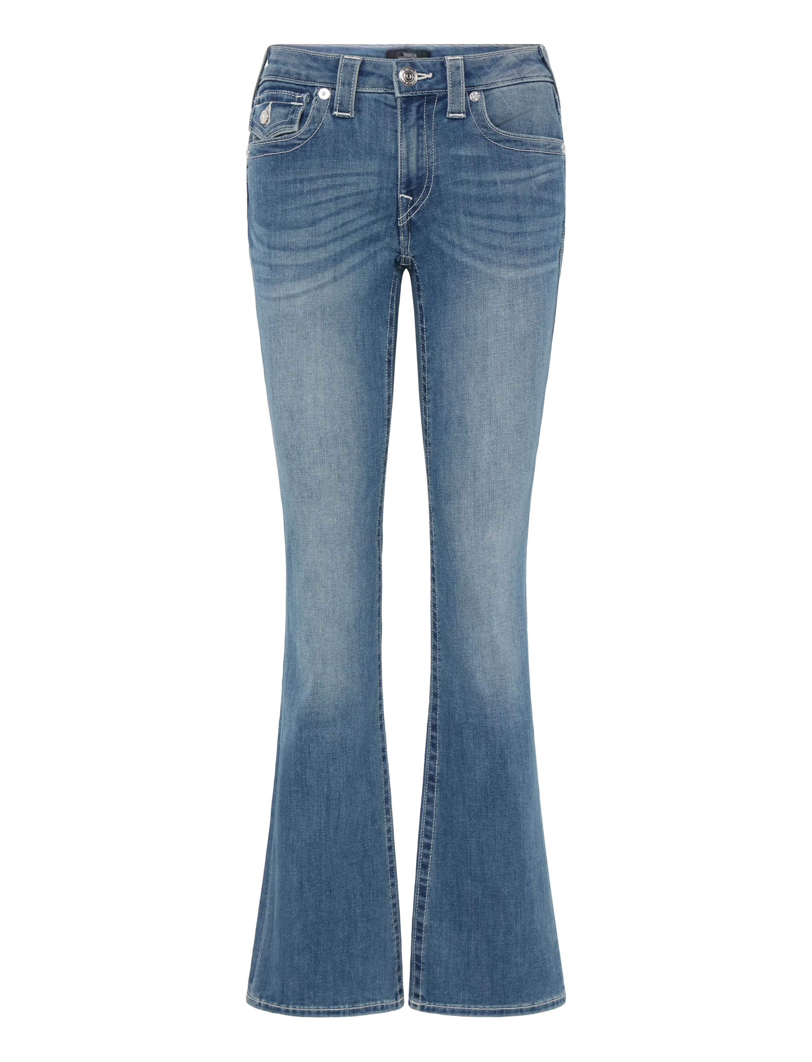 True Religion BECCA MR BOOTCUT FLAP_ - Bootcut jeans - ARABELLA / blue