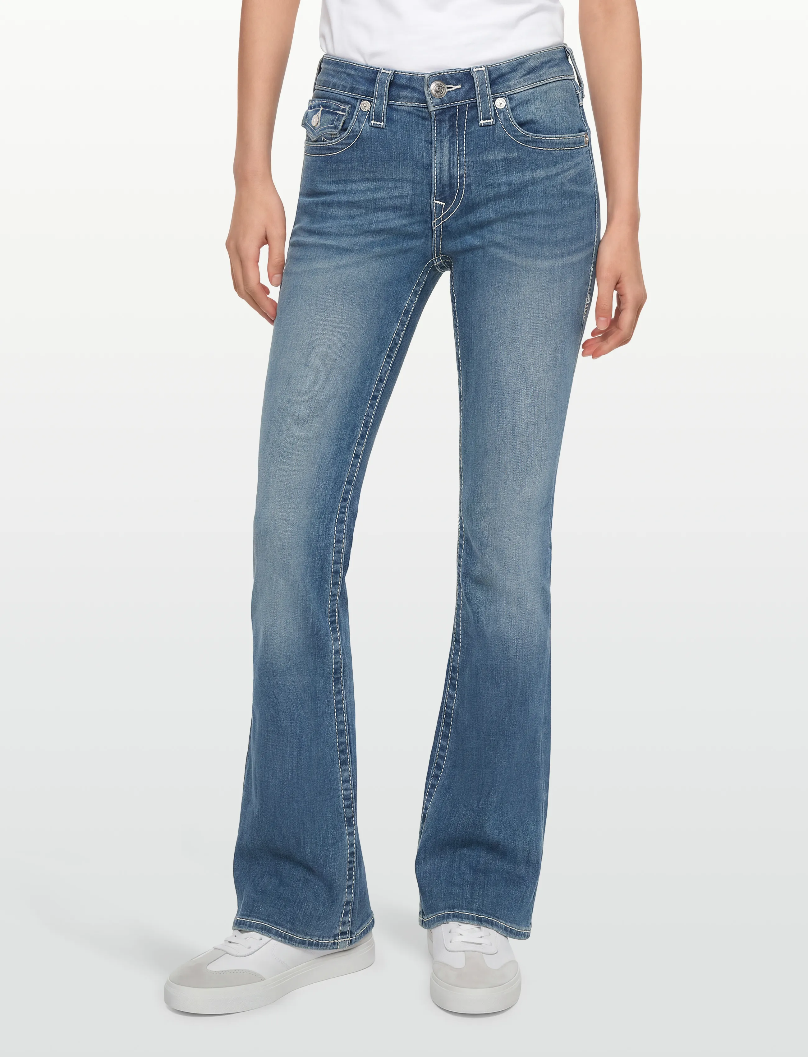 True Religion - BECCA MR BOOTCUT FLAP_ - alt laienevad teksad - arabella - 3