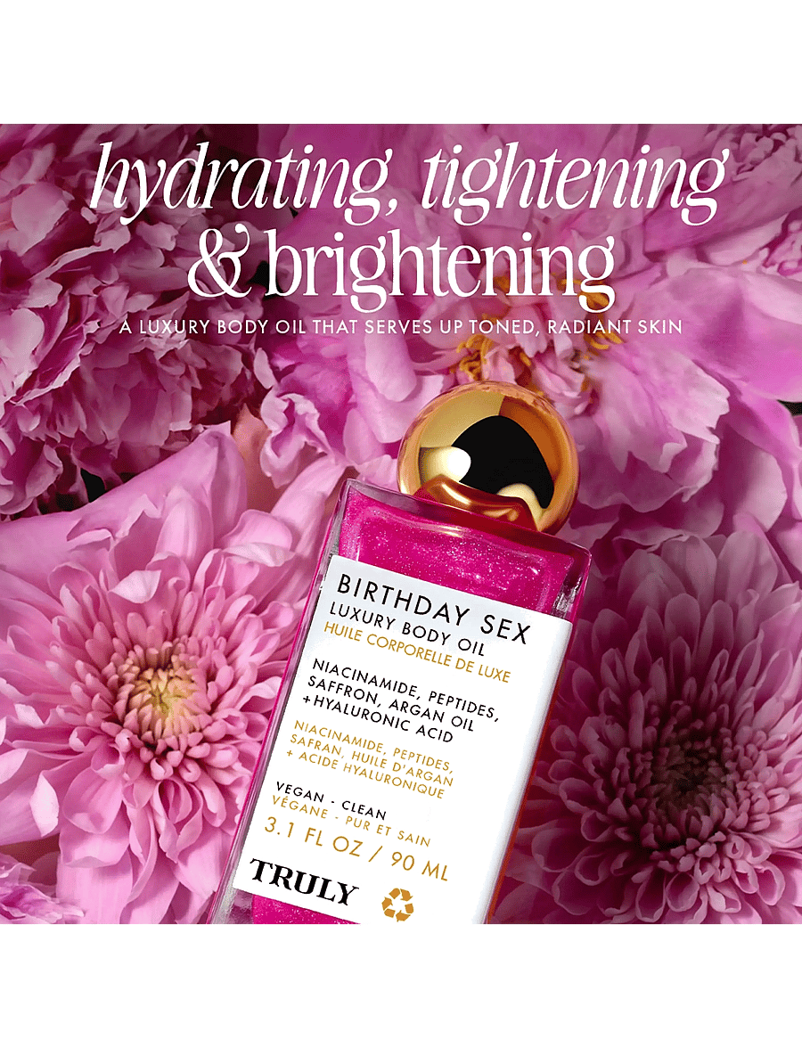 Truly - Birthday Sex Luxury Body Oil 90ml - kropsolier - clear - 4