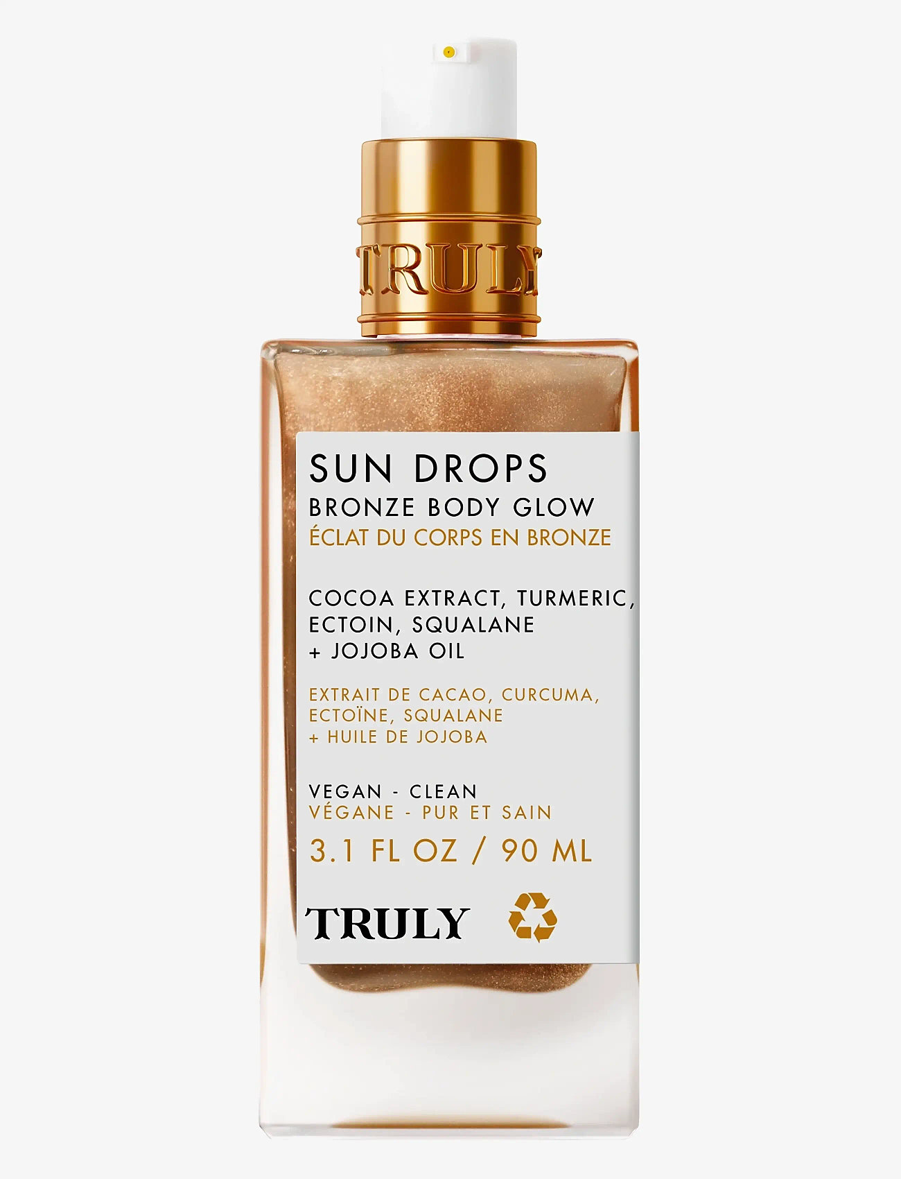 Truly - Sun Drops Bronze Body Glow 90ml - rejsestørrelser & kits  - clear - 1