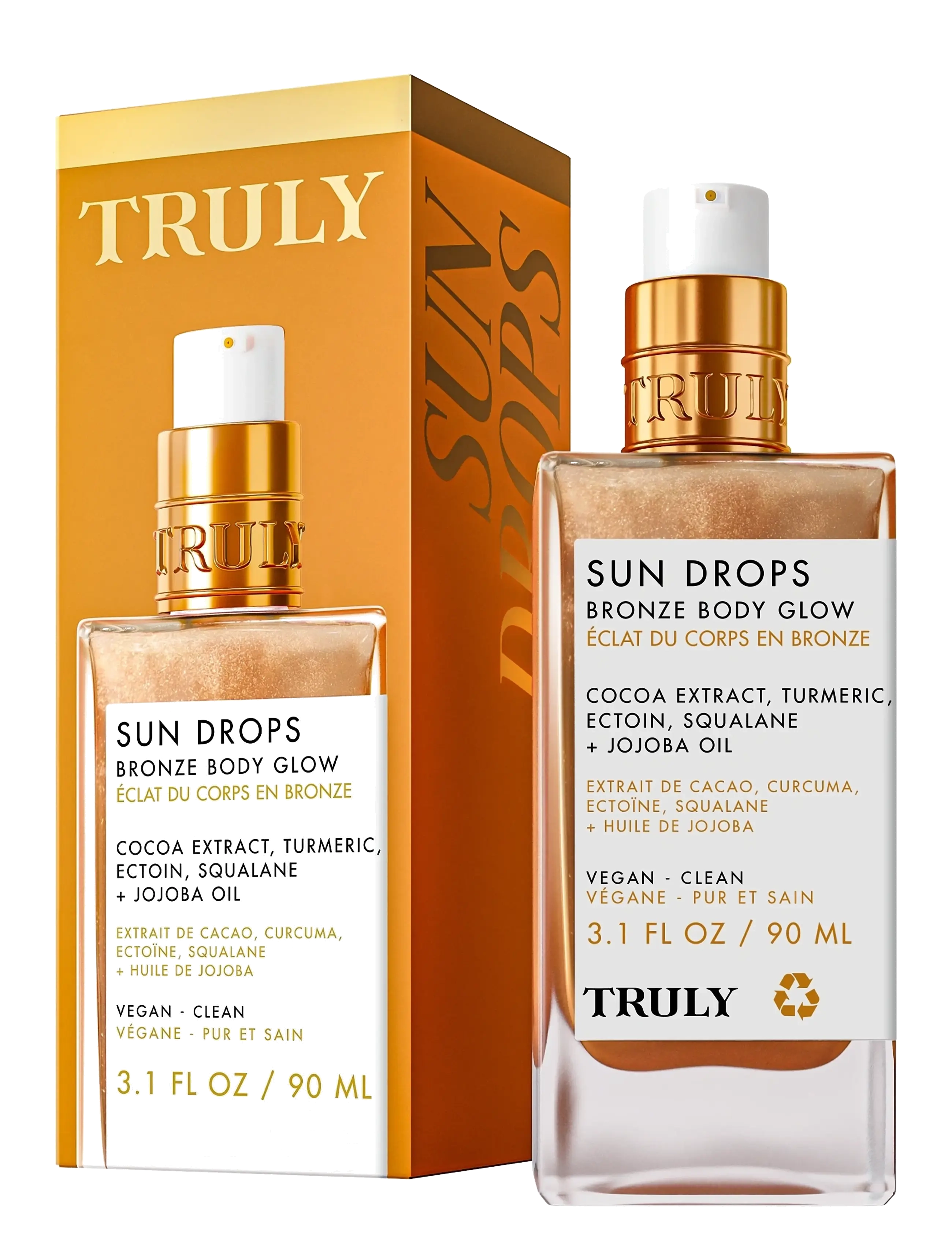 Truly - Sun Drops Bronze Body Glow 90ml - laveste priser - clear - 2