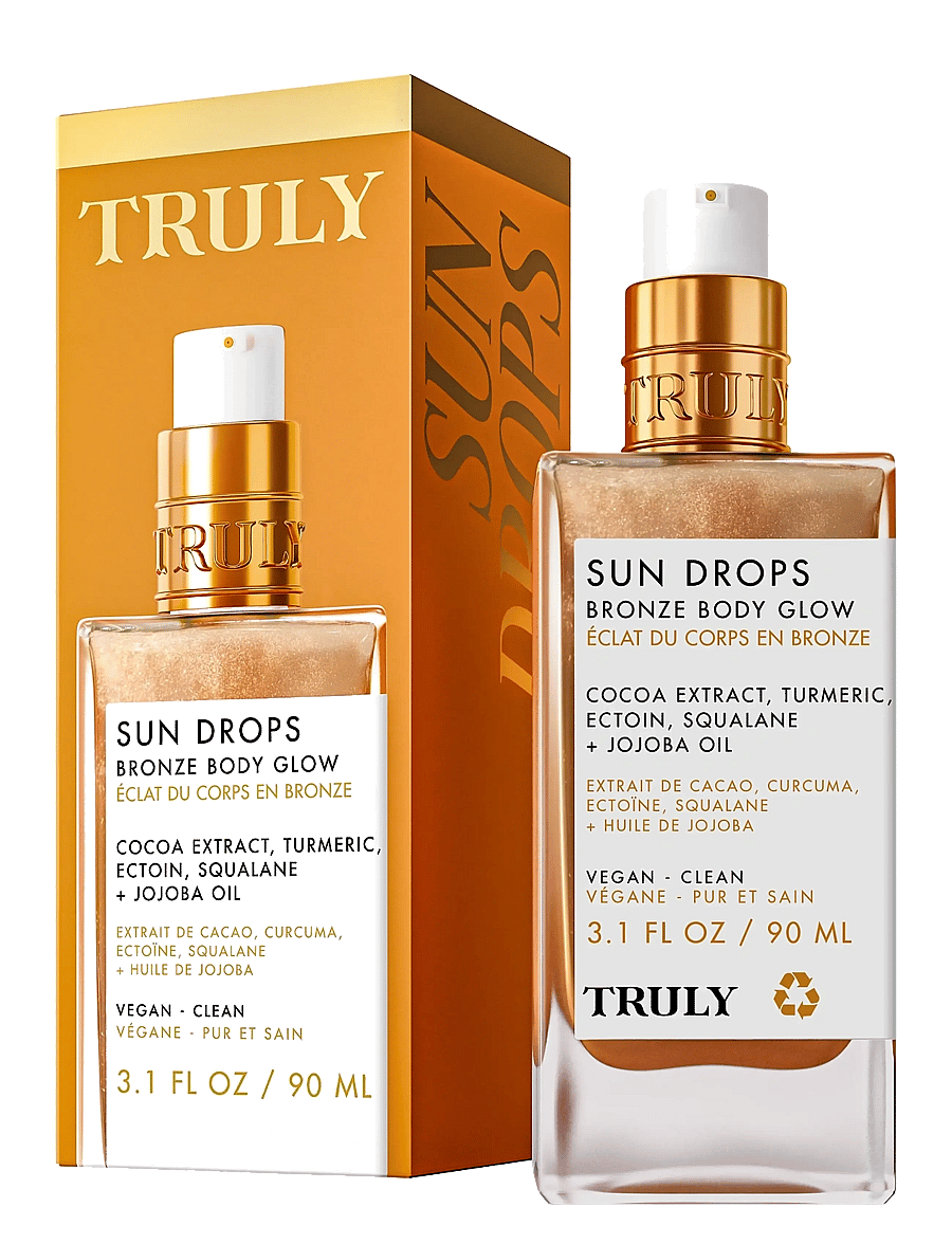 Truly - Sun Drops Bronze Body Glow 90ml - kropsolier - clear - 2