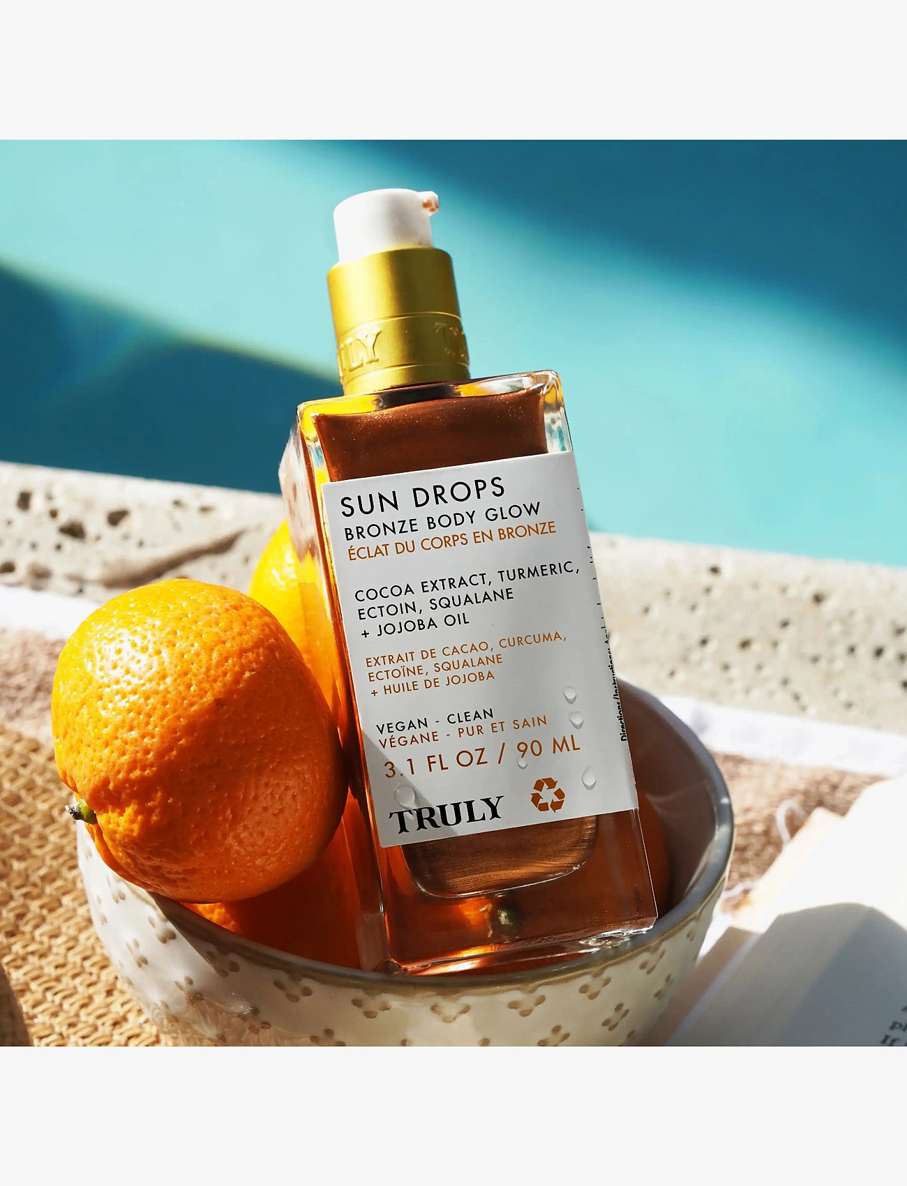 Truly - Sun Drops Bronze Body Glow 90ml - rejsestørrelser & kits  - clear - 5