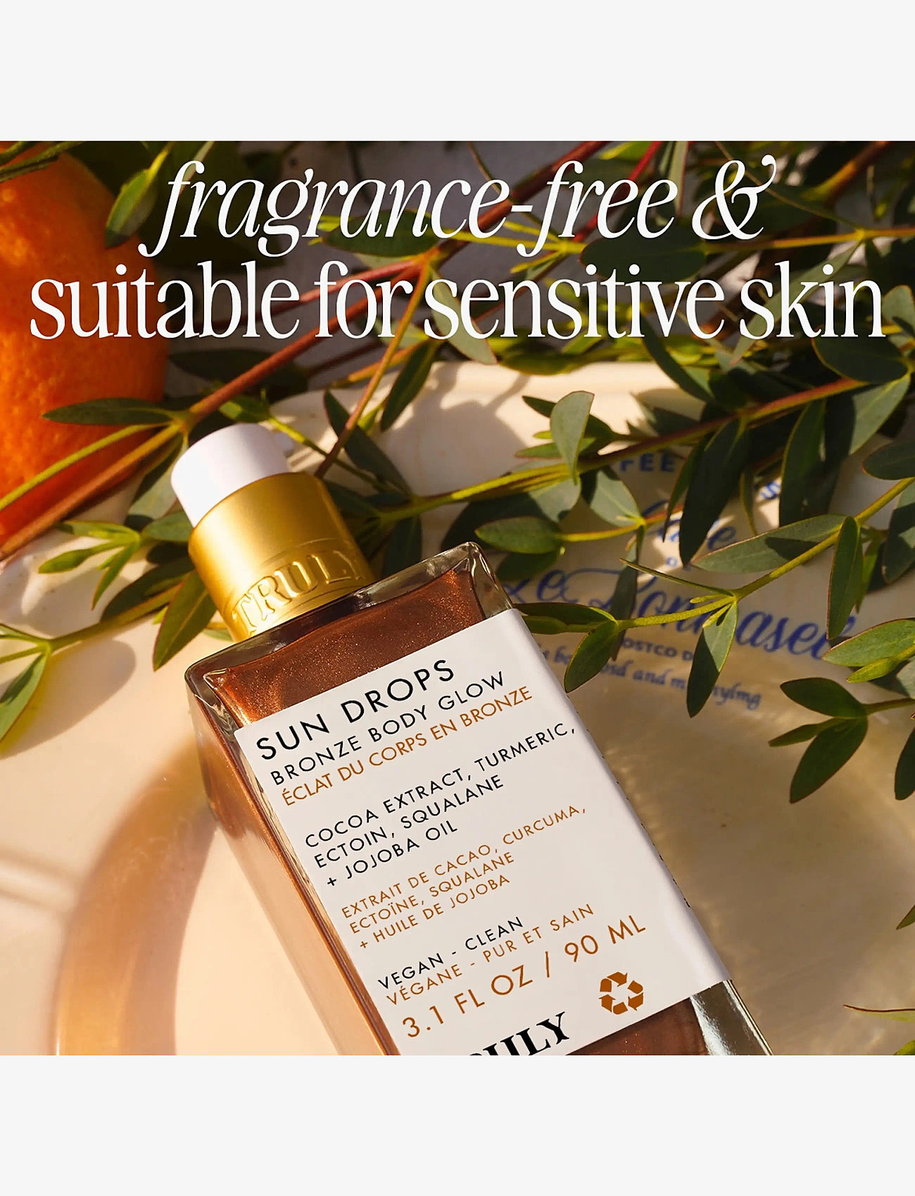 Truly - Sun Drops Bronze Body Glow 90ml - rejsestørrelser & kits  - clear - 3