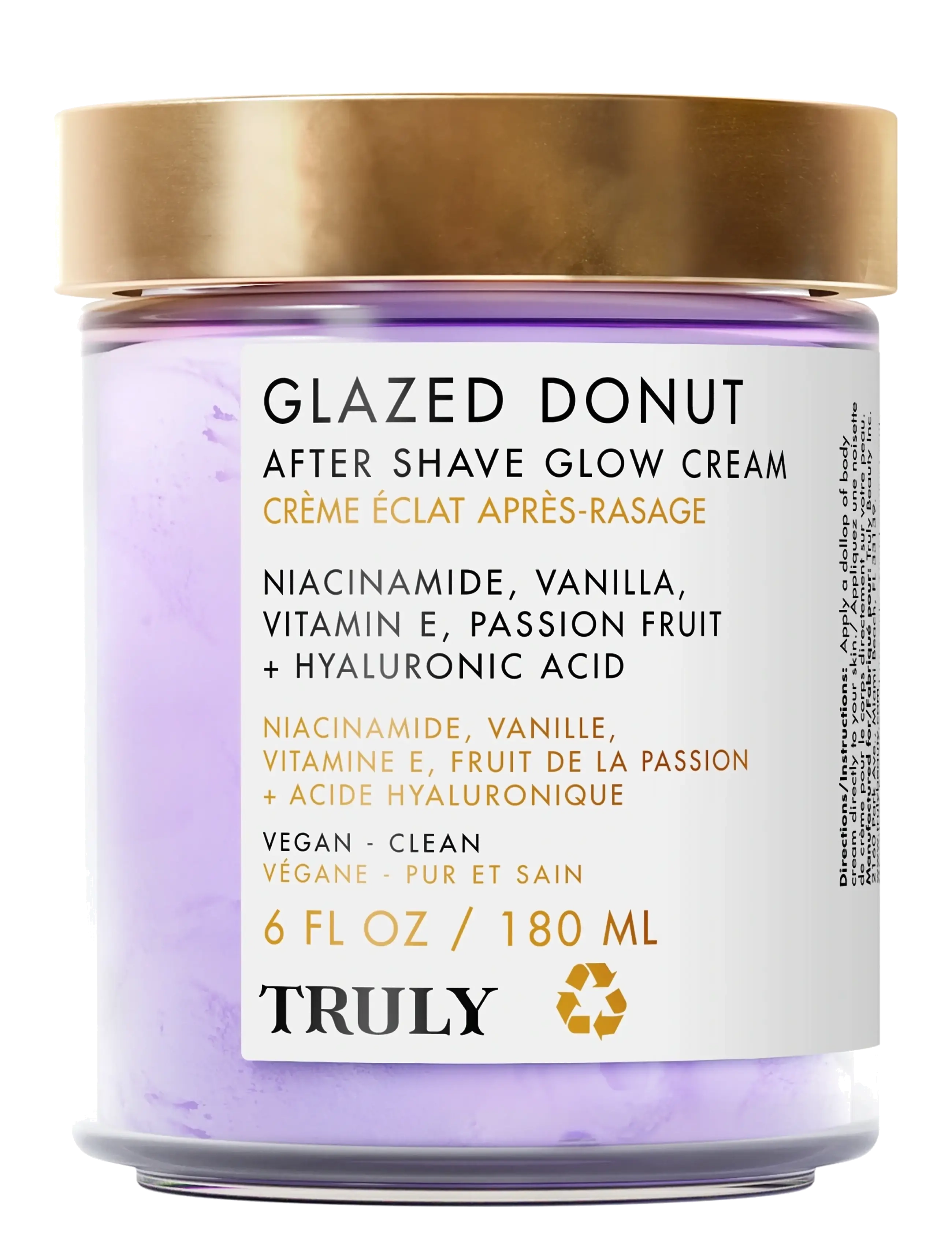 Truly Glazed Donut Glow Cream 180Ml, Kropscreme, Nude, Str: 180 ML