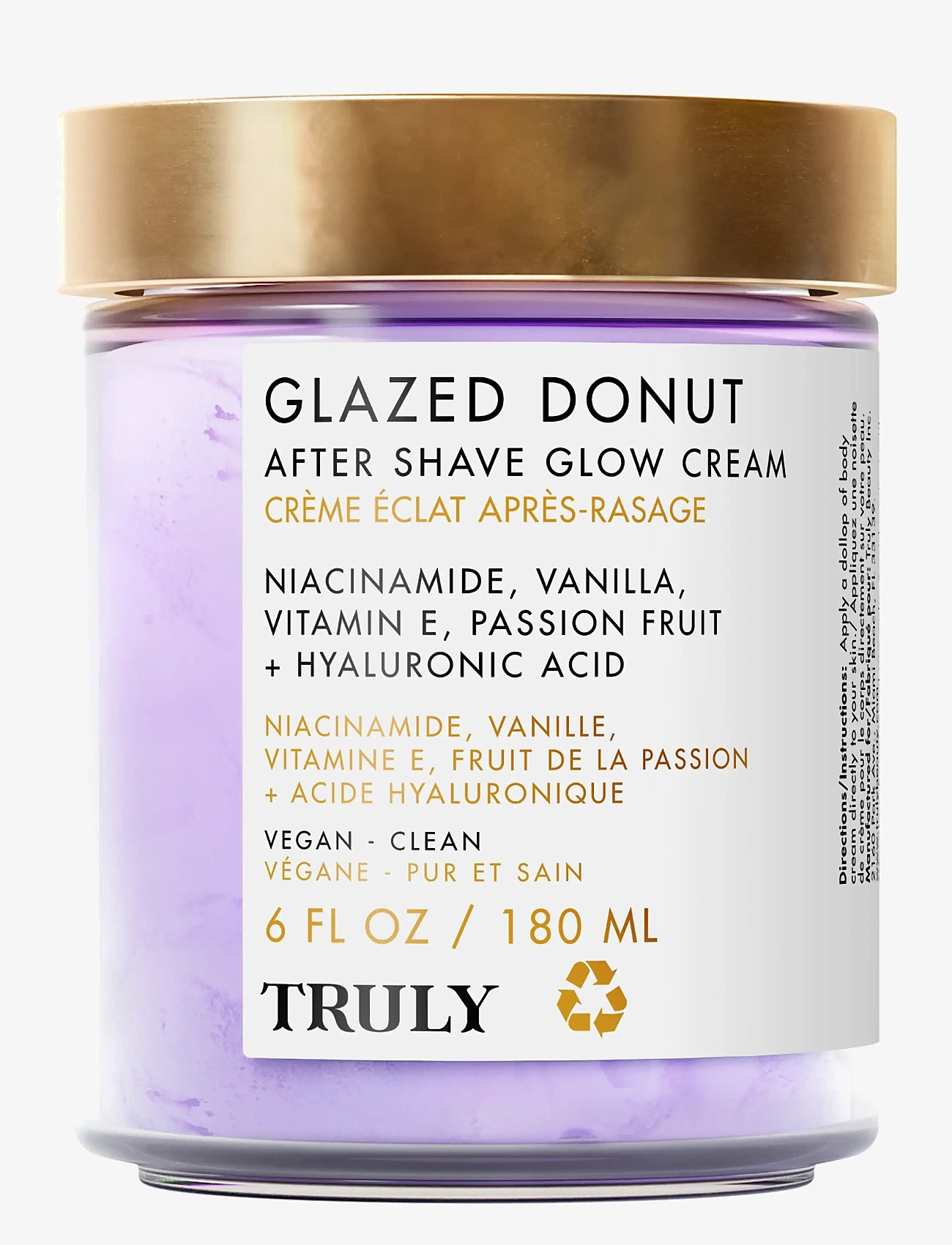 Truly - Glazed Donut Glow Cream 180ml - lotion & cream - clear - 1