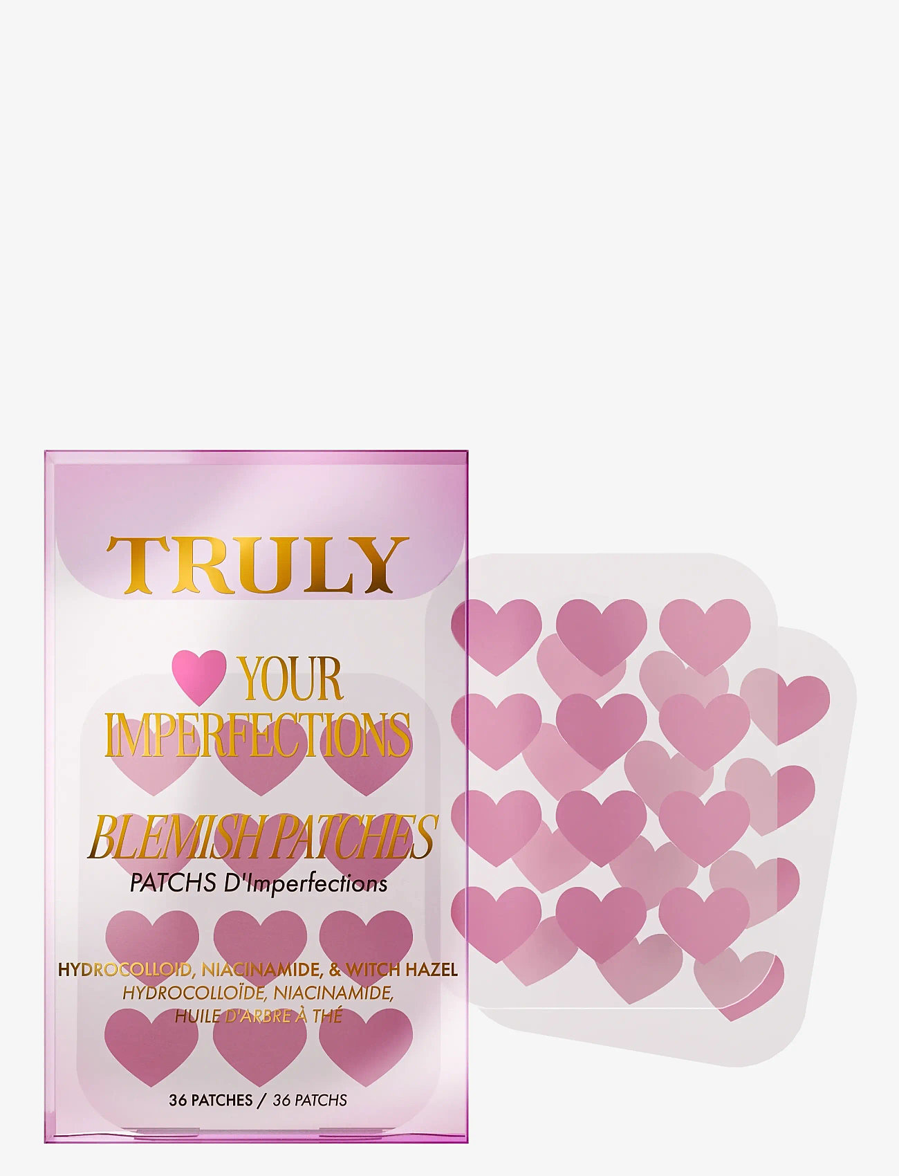 Truly - Blemish Patches Hearts 36pcs - spotbehandlinger - clear - 0