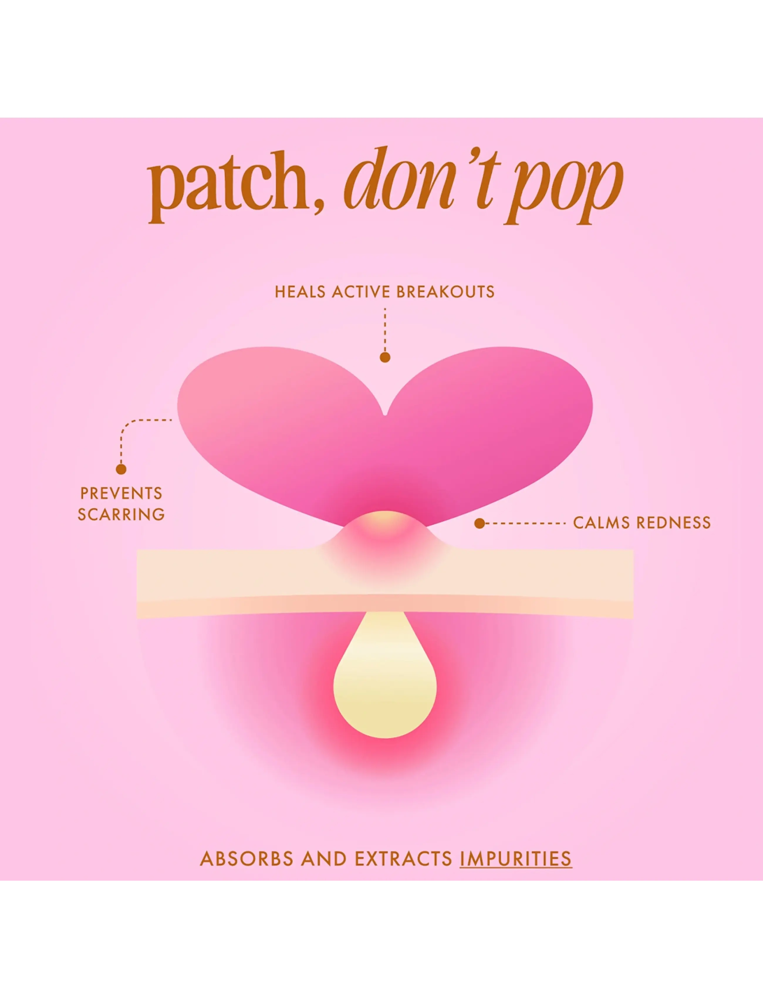 Truly - Blemish Patches Hearts 36pcs - laveste priser - clear - 1