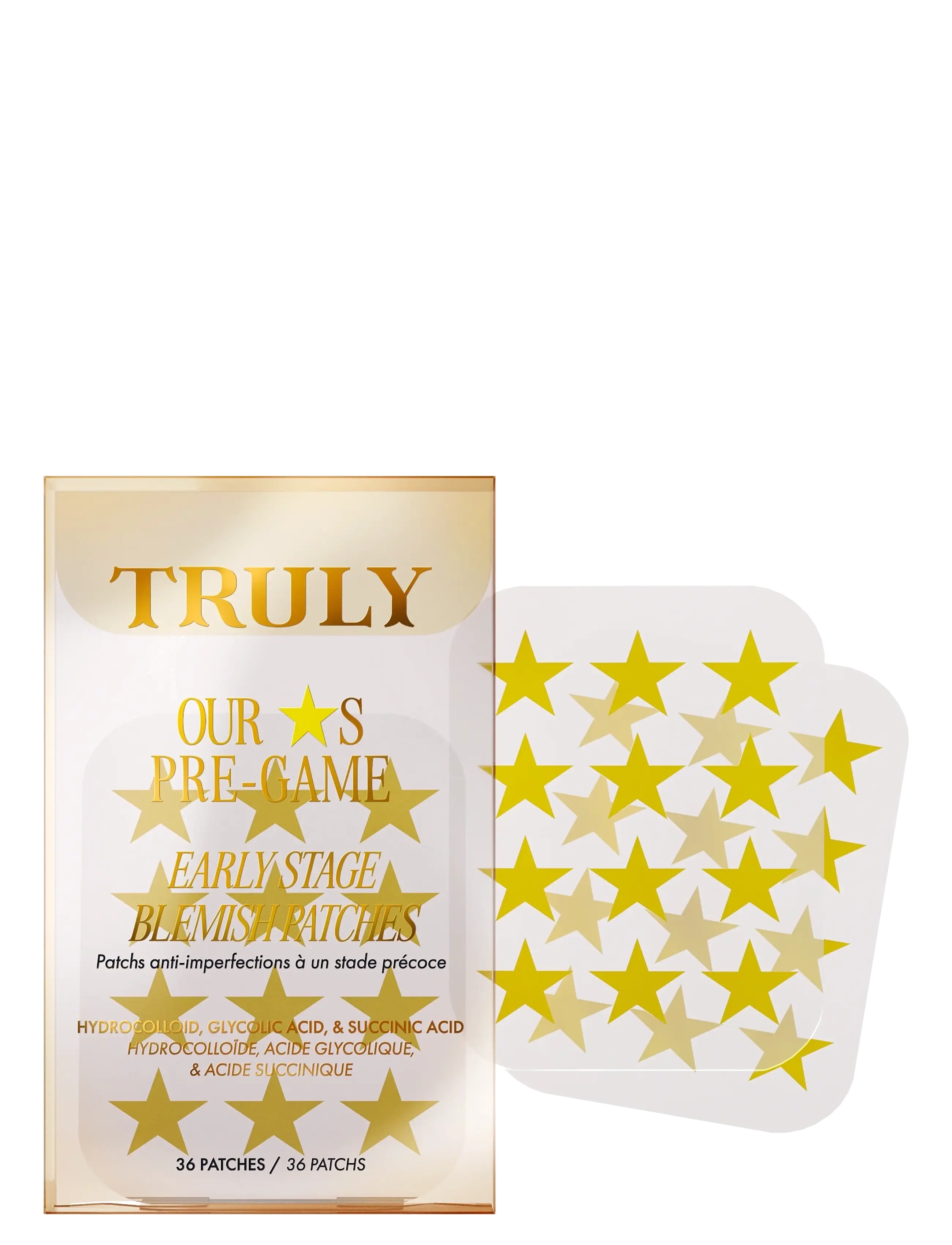 Truly Blemish Patches Stars 36Pcs, 36 PCS, Nude, Ansigt > Pletbehandlinger, Dame