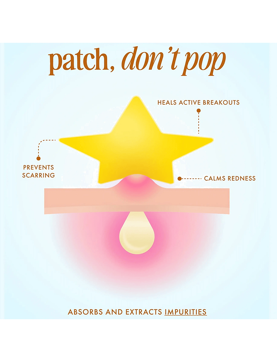 Truly - Blemish Patches Stars 36pcs - bletta meðferðir - clear - 1