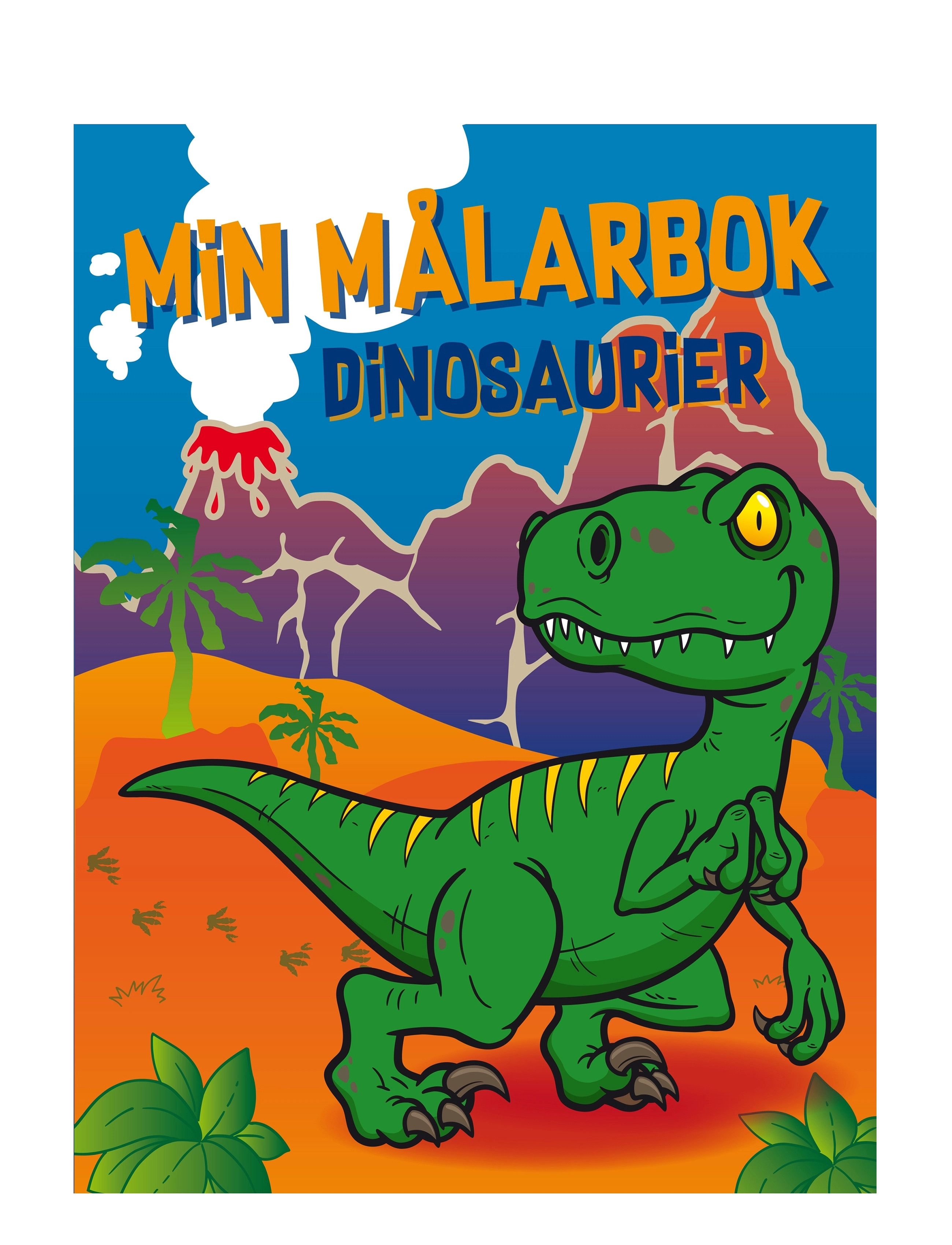 TUKAN Min målarbok dinosaurier - 4 for 3 - MULTI-COLORED / multi