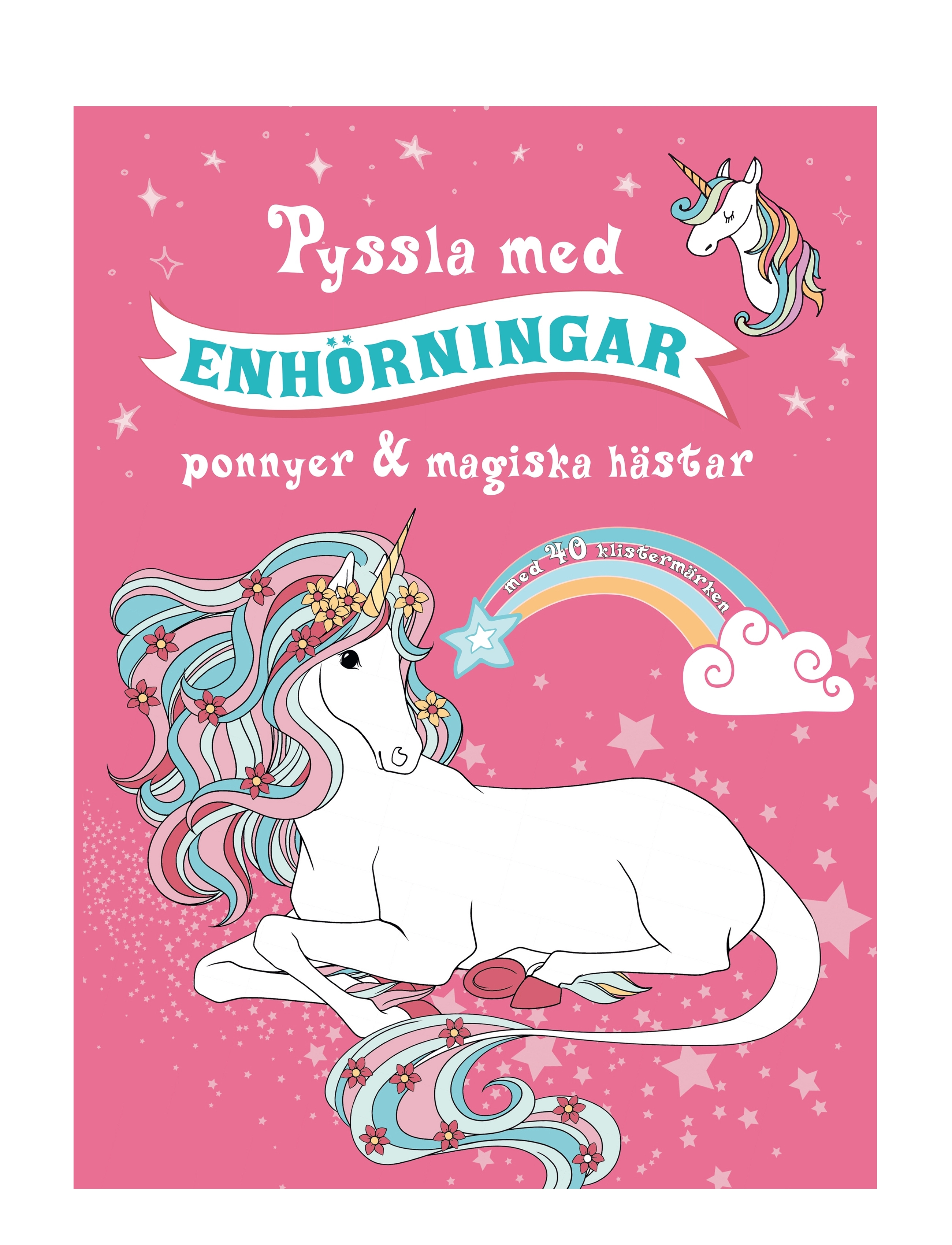 TUKAN Pyssla Med Enhörningar: Ponnyer & Magiska Hästar Patterned - SWEDISH - Kinder