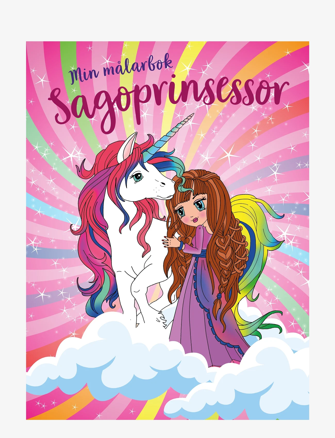 TUKAN - Min målarbok sagoprinsessor - coloring & craft books - multi-colored - 0