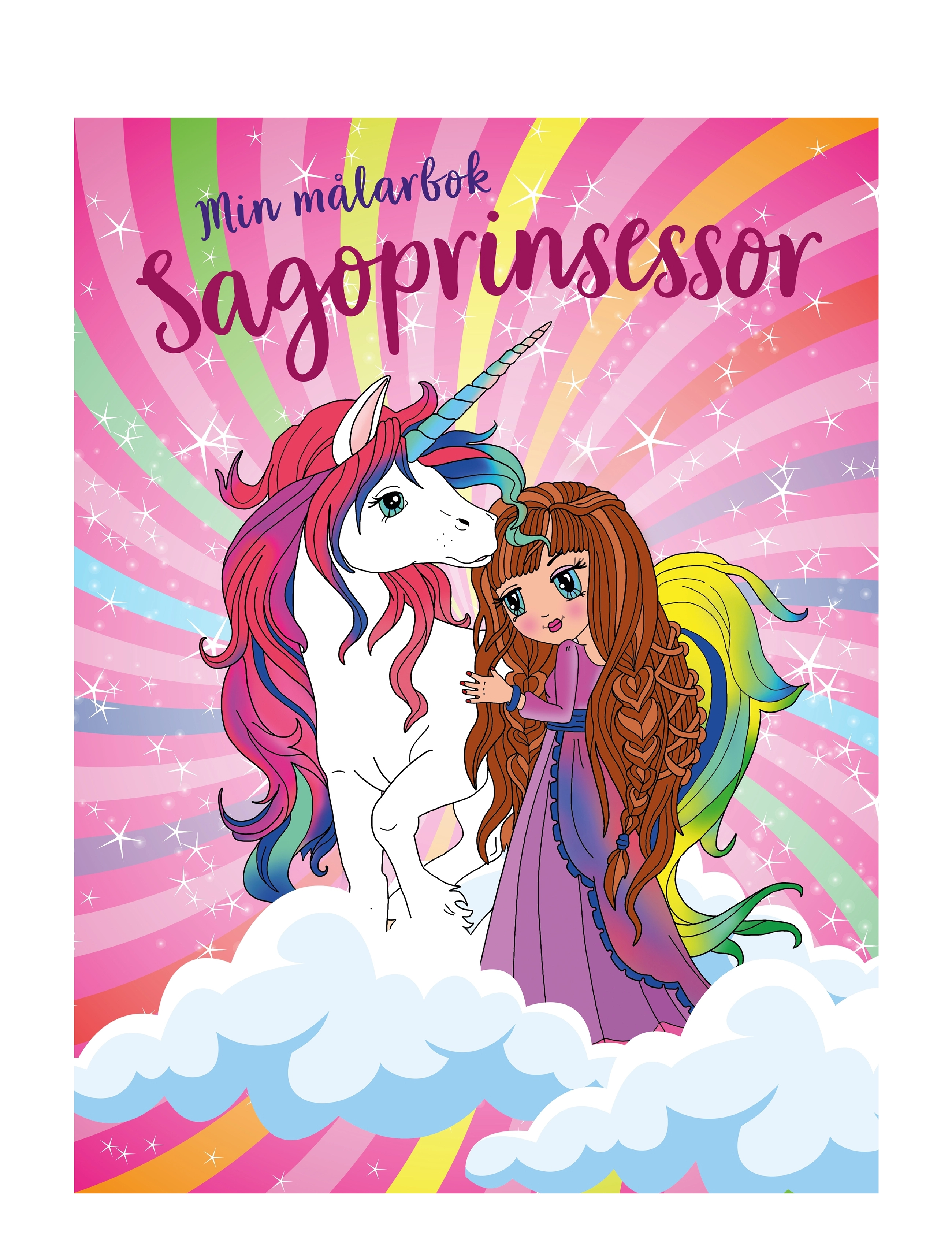 TUKAN Min målarbok sagoprinsessor - Målar- & pysselböcker - MULTI-COLORED / multi