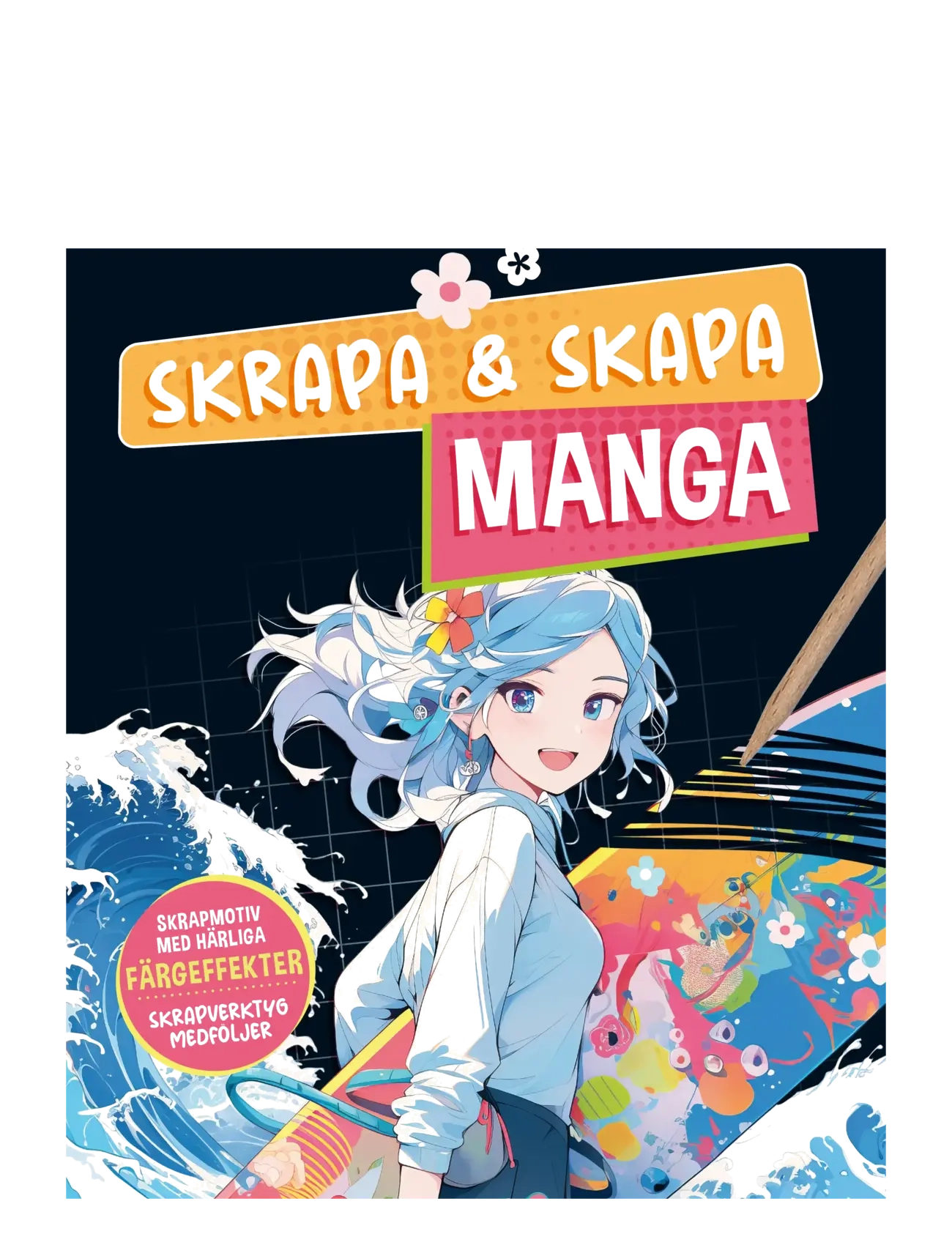 TUKAN Skrapa & skapa: Manga - 4 for 3 - MULTI-COLORED / multi