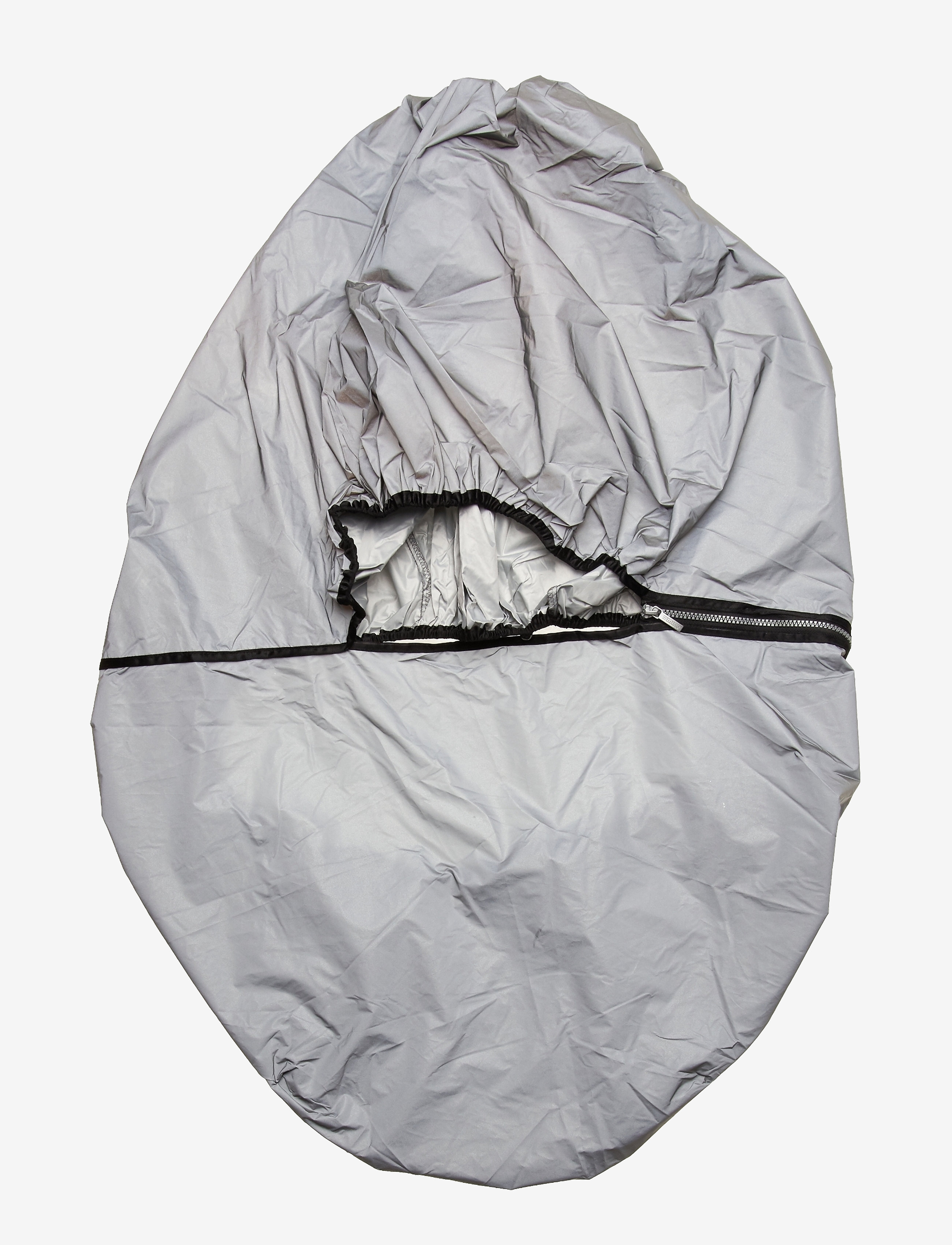 Tullsa Regnskydd för jogger & sulky med sufflett Reflexivt - Kinderwagen & Zubehör - SILVER / grey