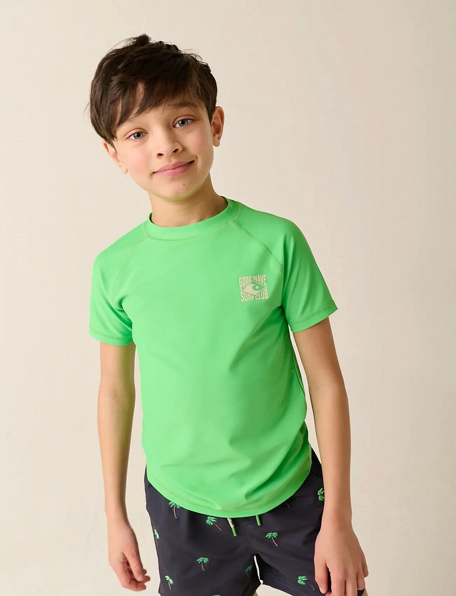 TUMBLE 'N DRY - TND Piaui Swim SS - badeoverdele - mid green - 0
