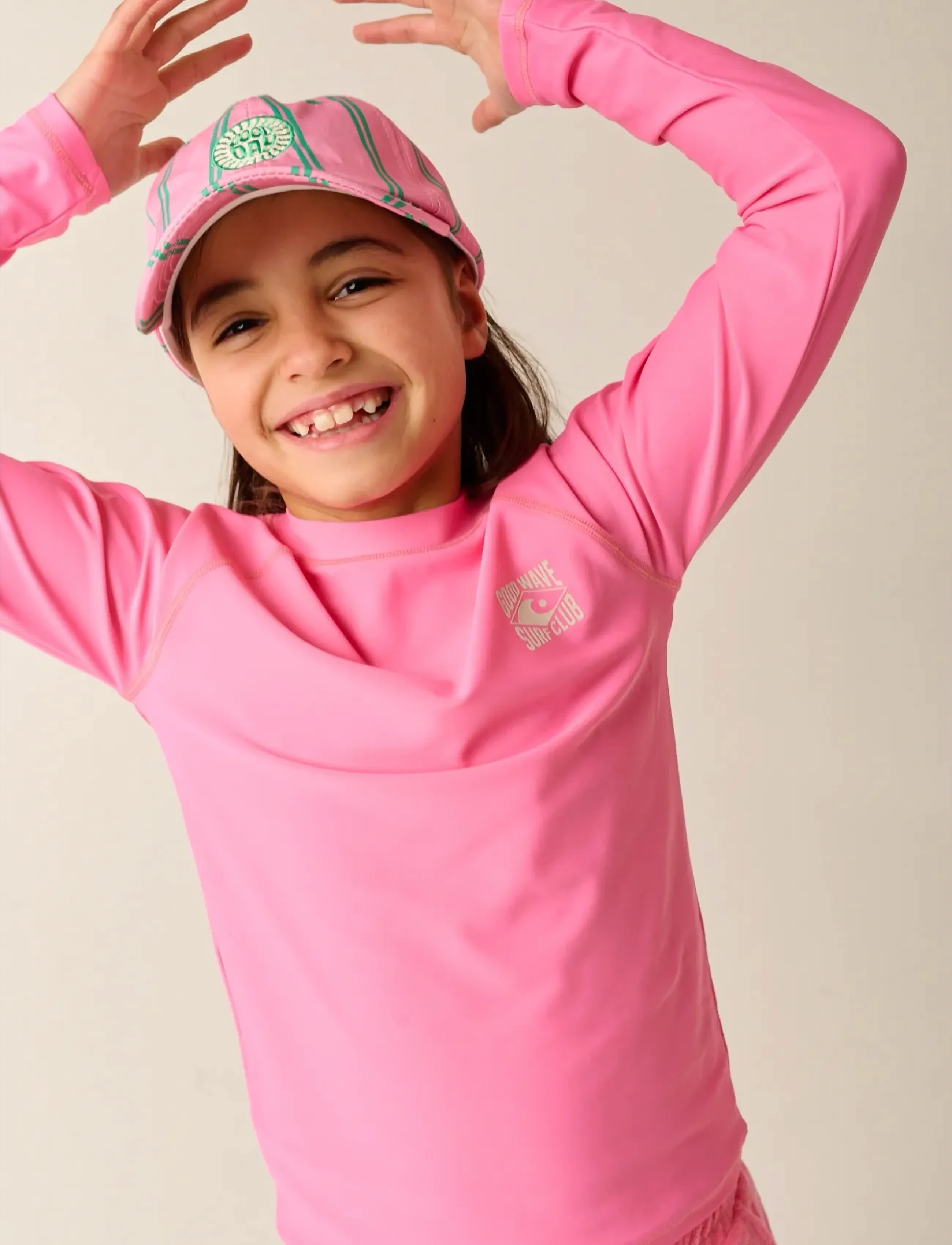 TUMBLE 'N DRY TND Santiago swim LS - Badkläder - MORNING GL / pink/rose