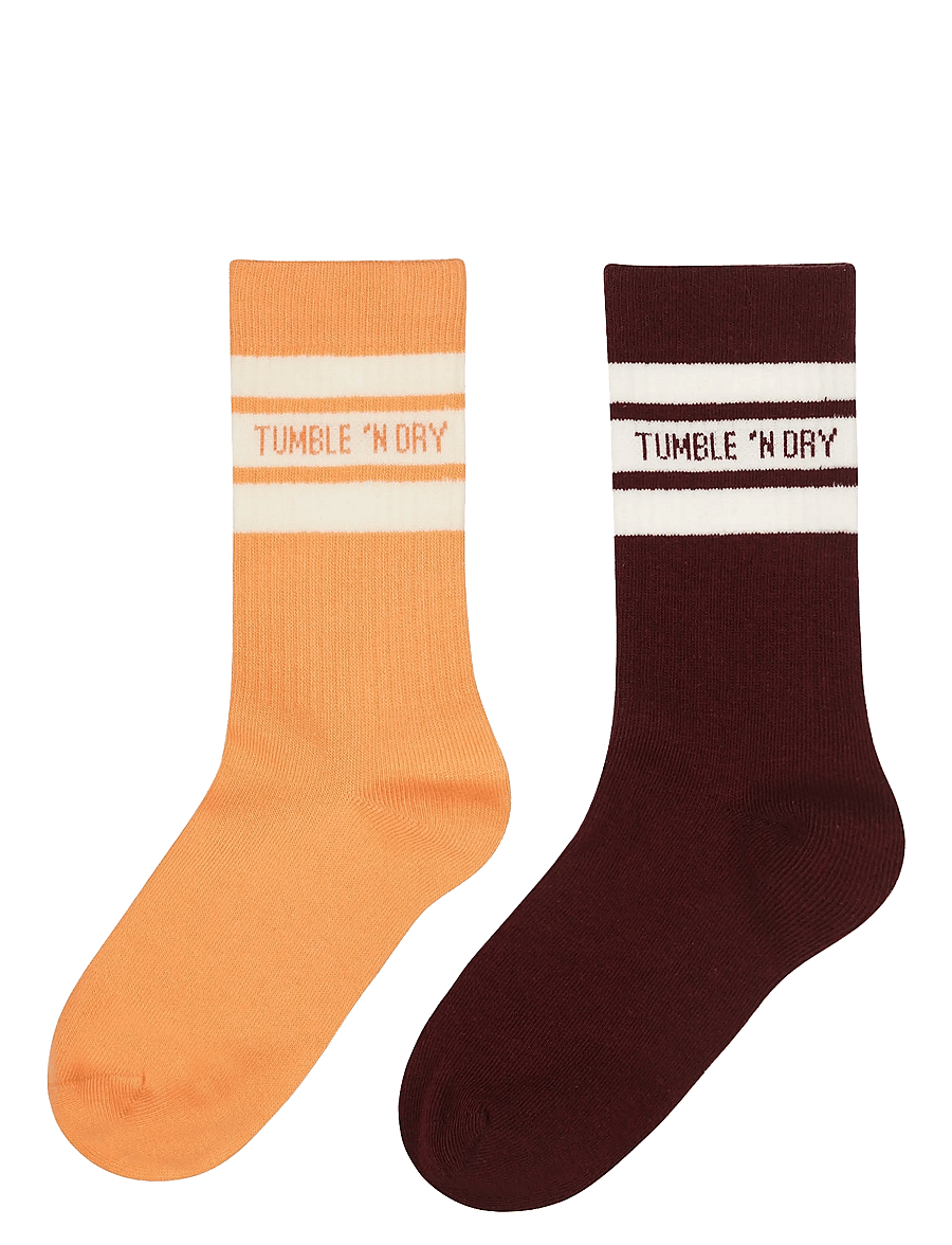 TUMBLE 'N DRY - TND Tumble Socks colour 2-pack - sokid - cabernet - 0
