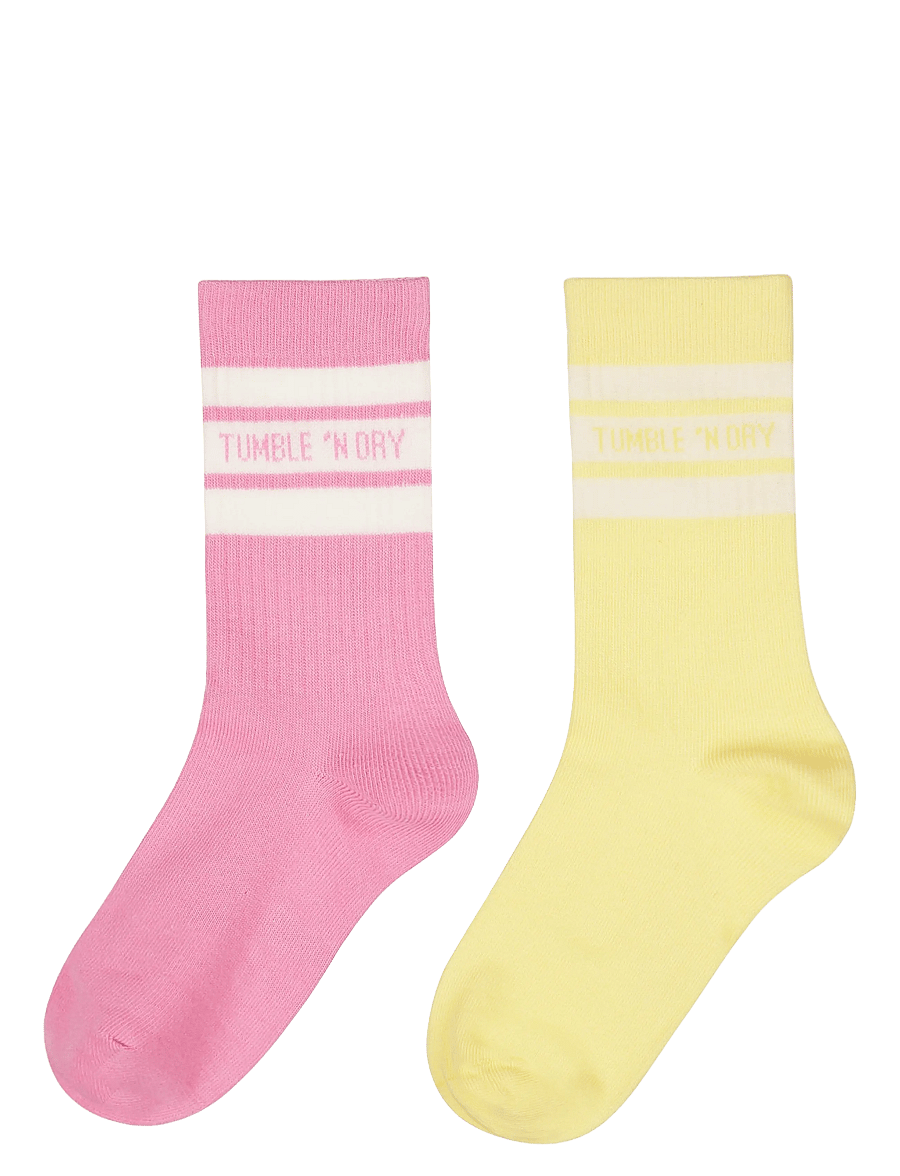 TUMBLE 'N DRY - TND Tumble Socks colour 2-pack - sokid - mellow yel - 0