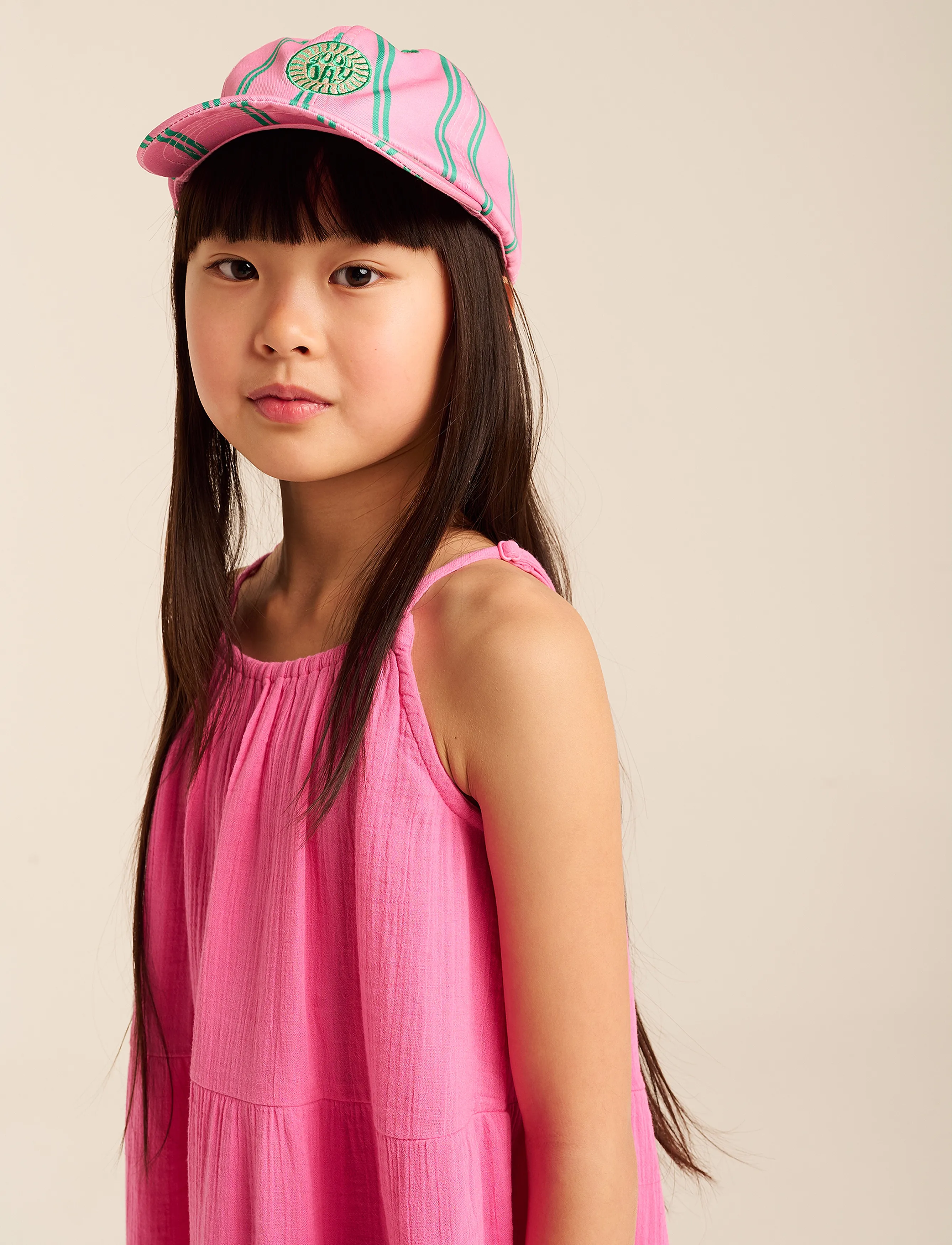TUMBLE 'N DRY Tnd Stripe Cap, ONE SIZ, Headwear, Rosa - Caps, Kinder