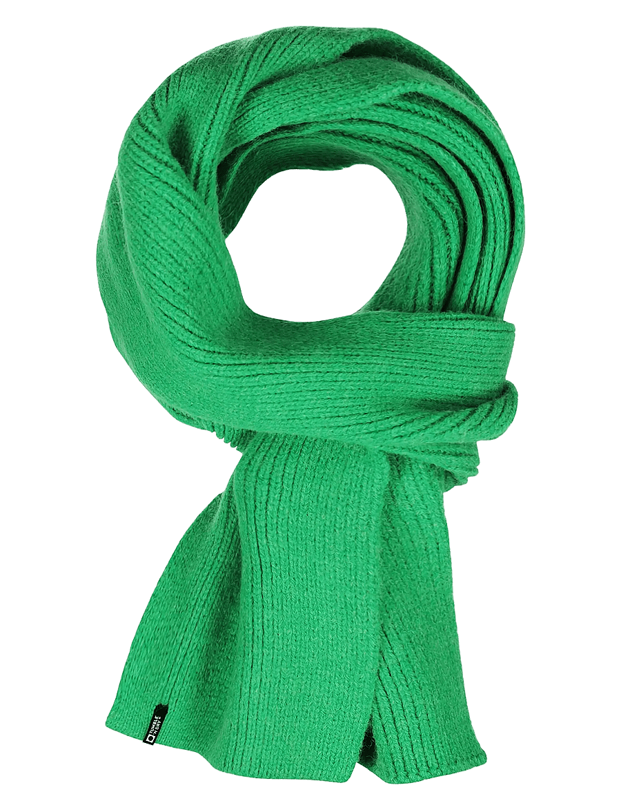 TUMBLE 'N DRY - TND Beanie & Scarf - kootud mütsid - mid green - 3