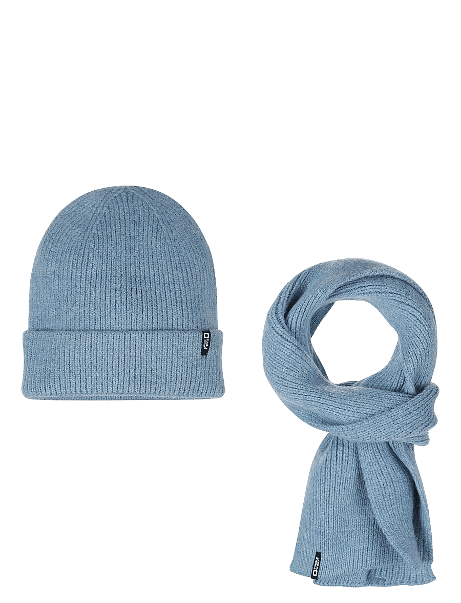 TUMBLE 'N DRY - TND Beanie & Scarf - kootud mütsid - stellar - 0