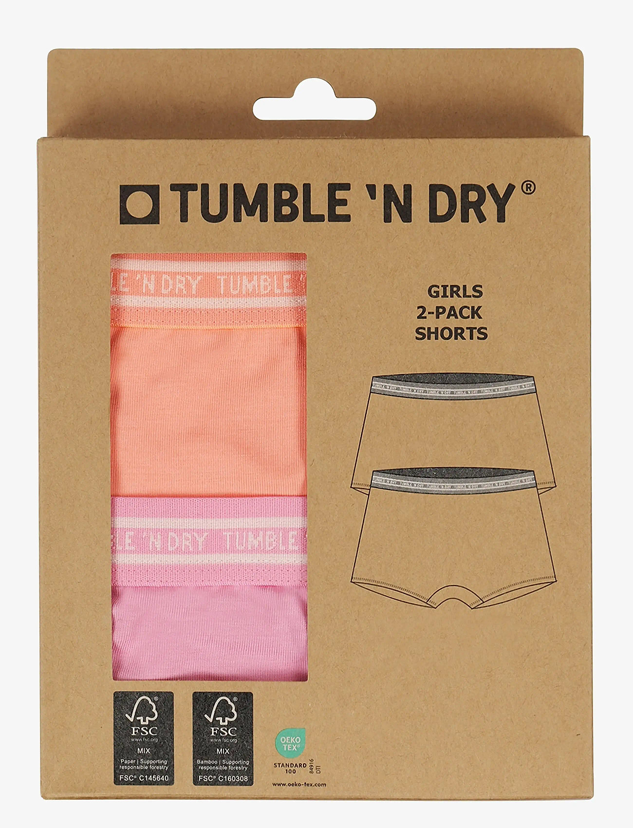 TUMBLE 'N DRY - Tumble Short 2 pack Girls Hipster - pesu - desert flo - 1