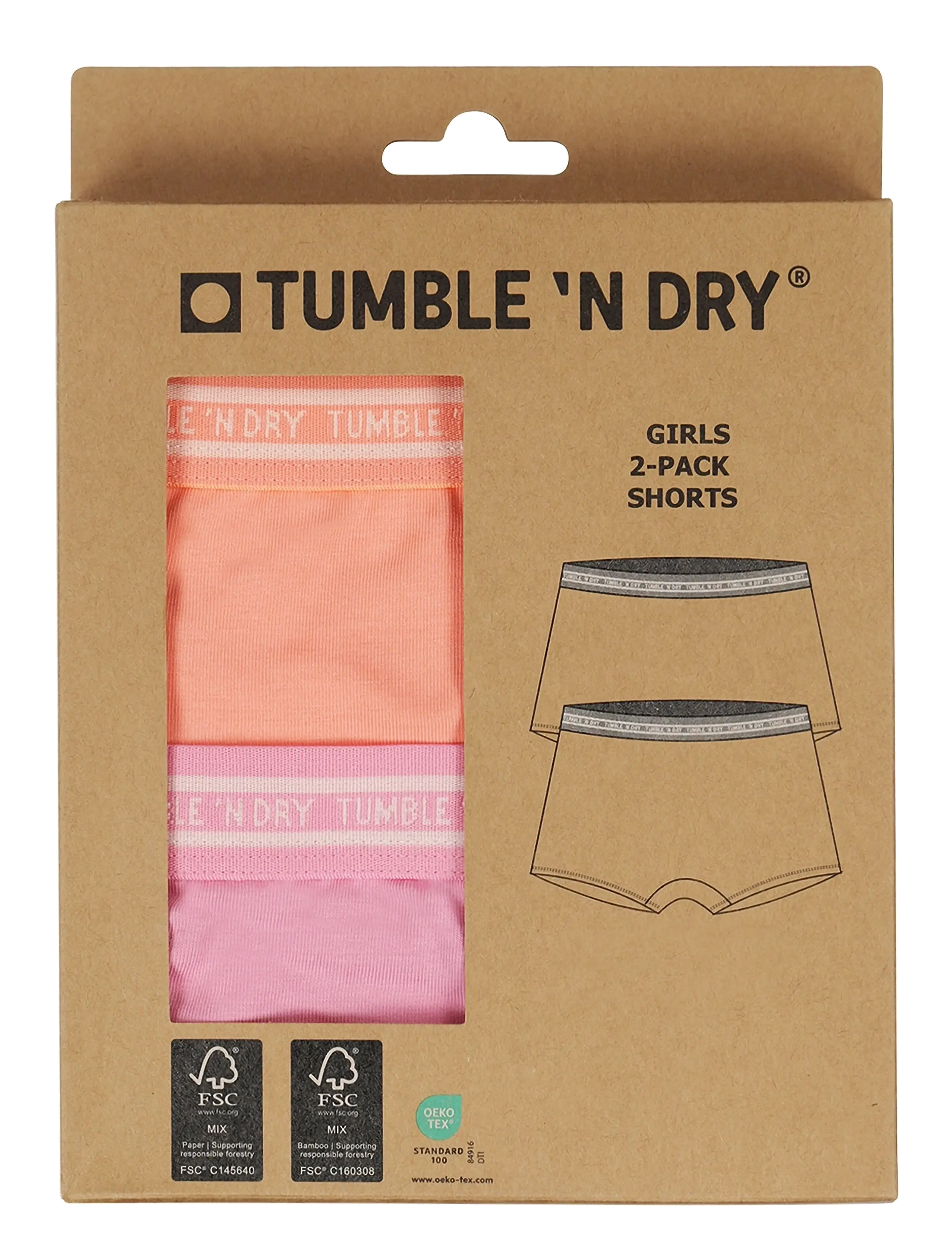 TUMBLE 'N DRY - Tumble Short 2 pack Girls Hipster - shoppa efter ålder - desert flo - 1