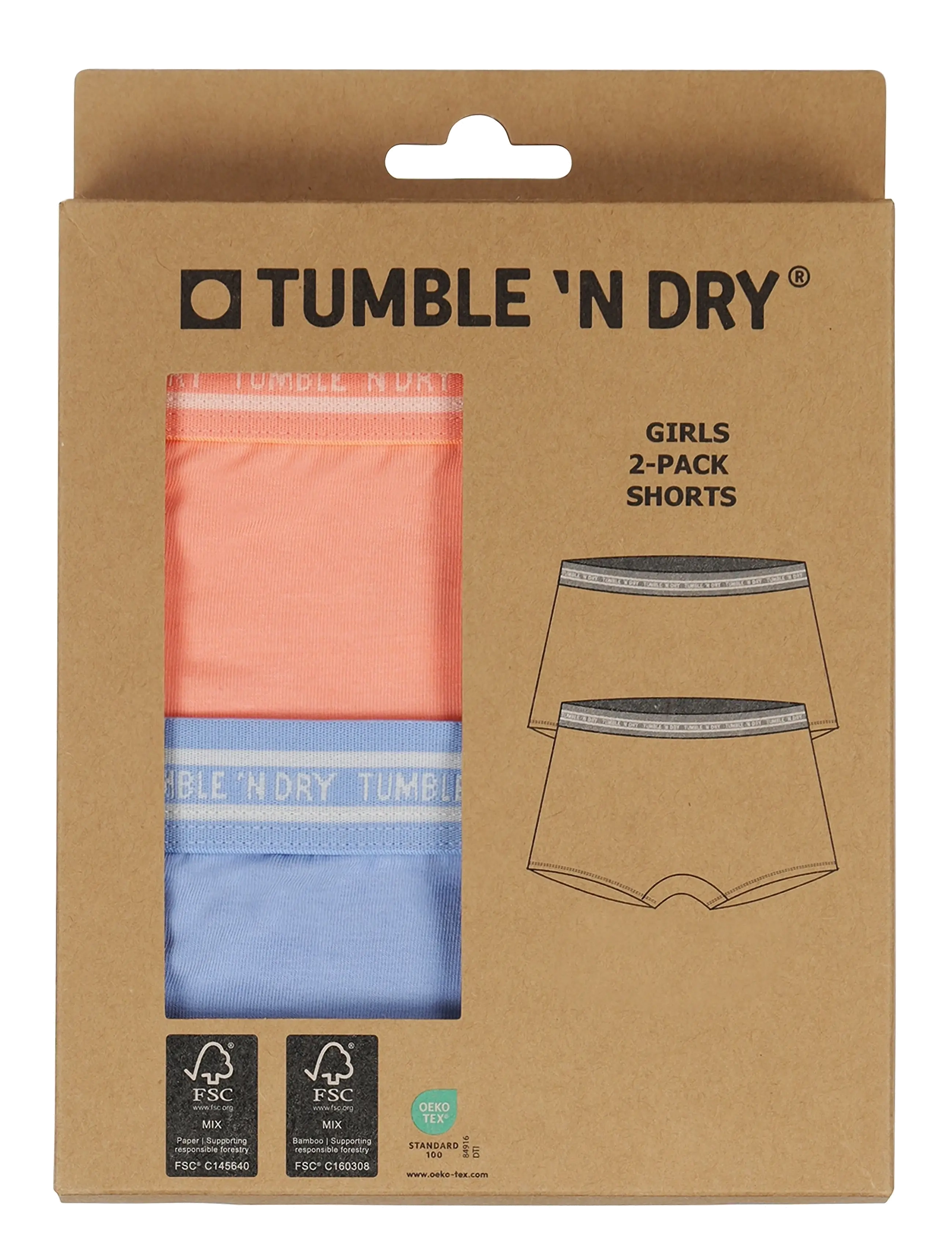 TUMBLE 'N DRY - TND Tumble Short 2 pack Girls - underbukser - rosebloom - 1