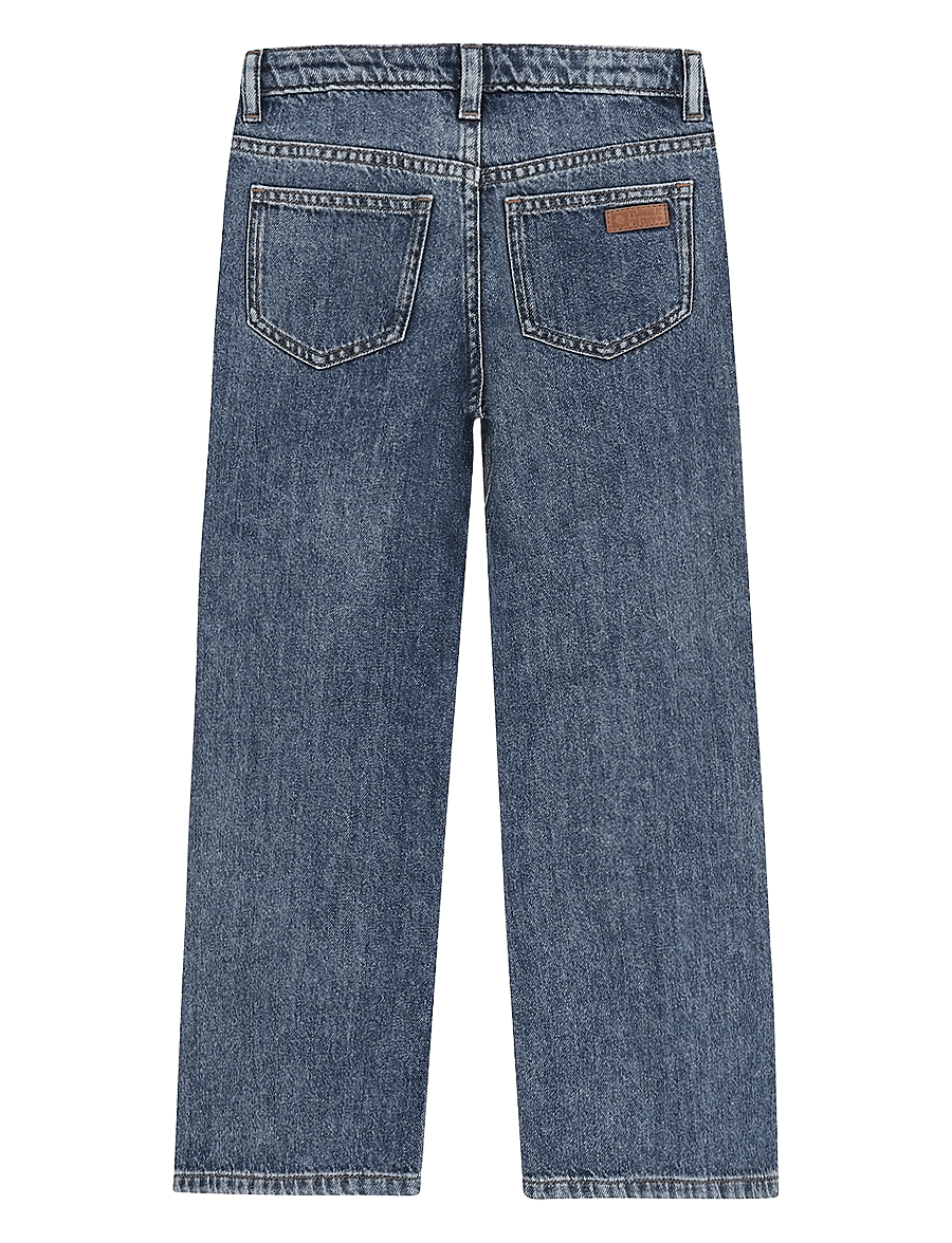 TUMBLE 'N DRY - TND Jara blue wide - loose jeans - denim medi - 1