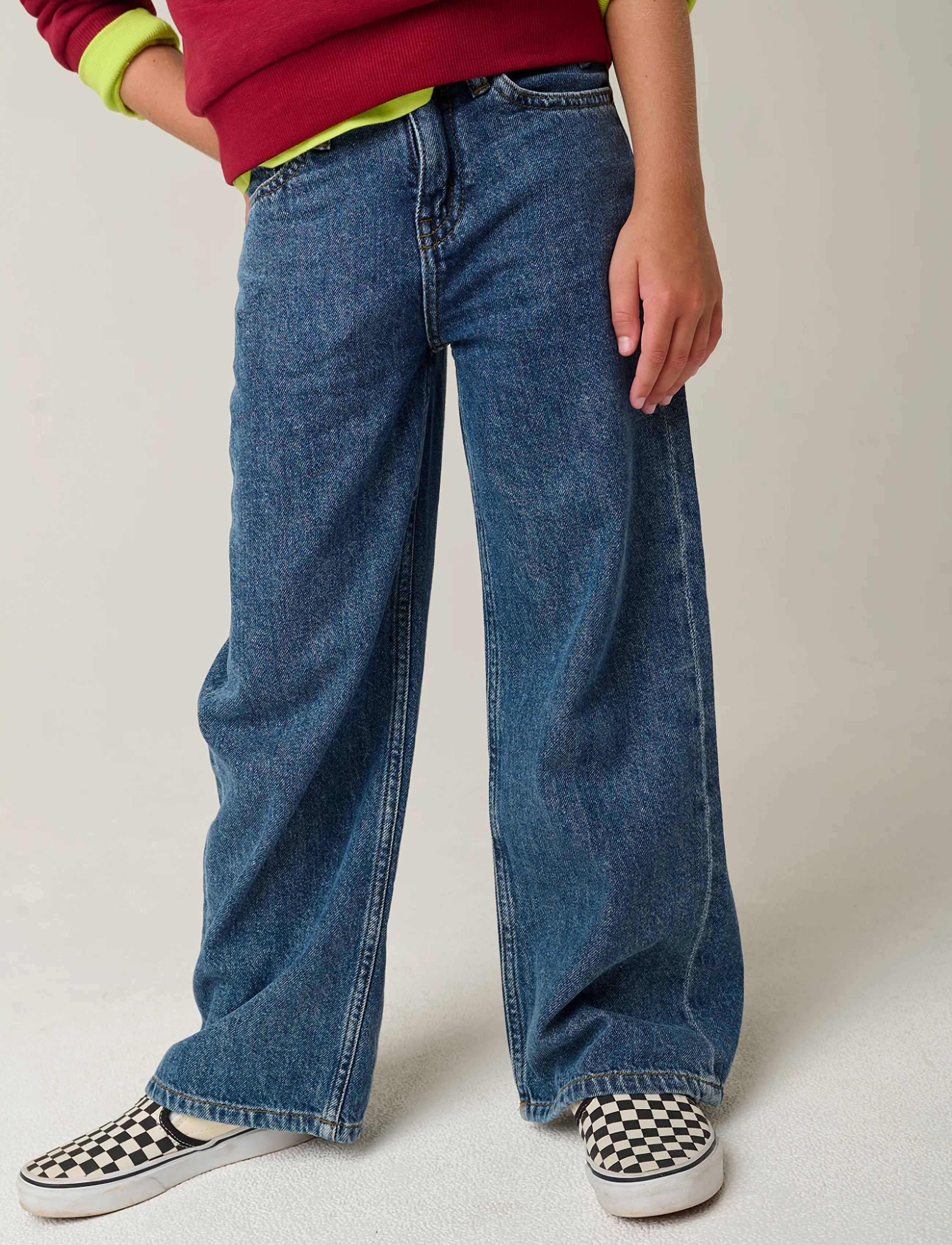 TUMBLE 'N DRY TND Jara blue wide - Loose jeans - DENIM MEDI / blue