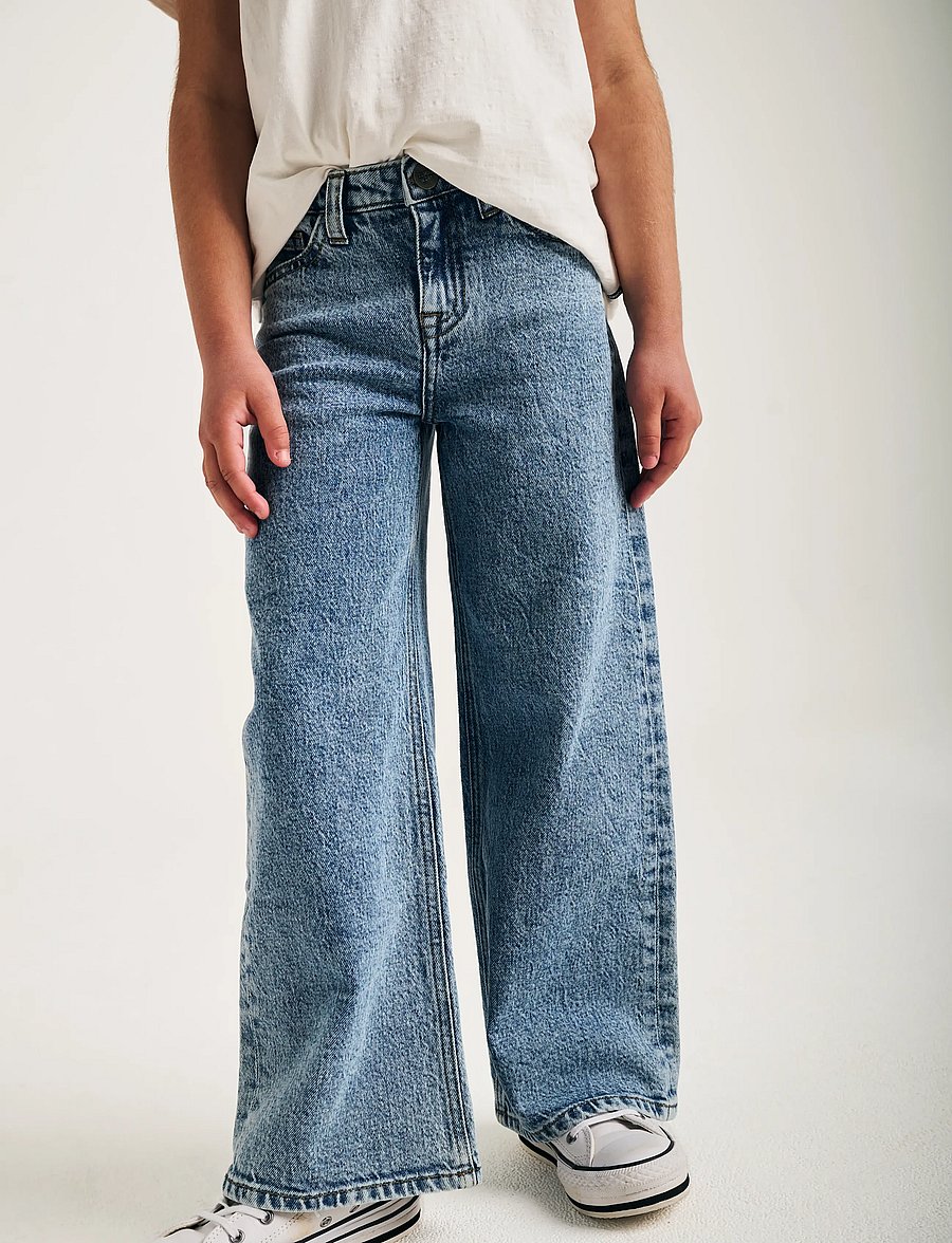 TUMBLE 'N DRY - TND Jasmine wide - pantalons larges - denim ligh - 0