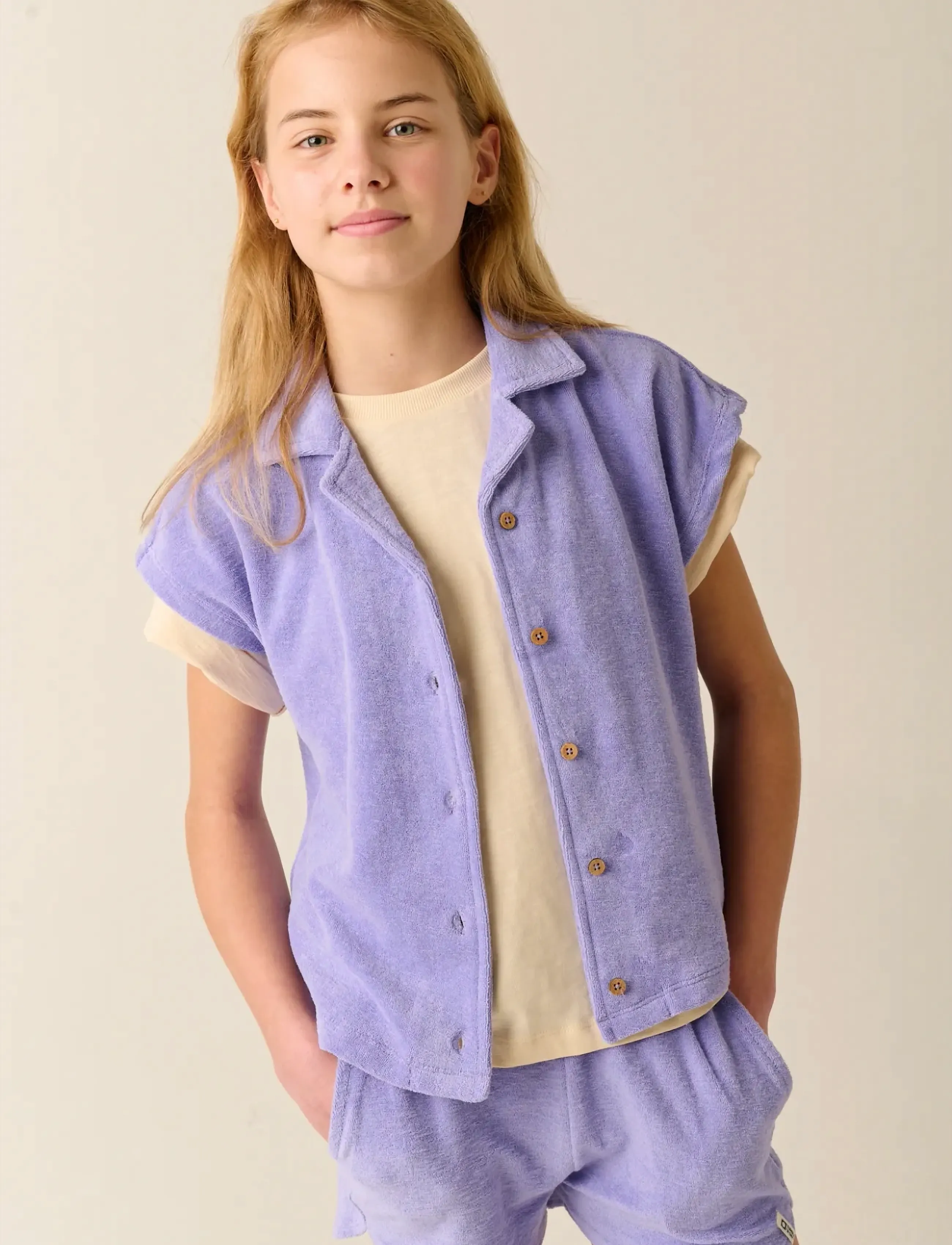 TUMBLE 'N DRY Tnd Camille Deux, 92, Purple, Shorts > Afslappede Shorts, Børn