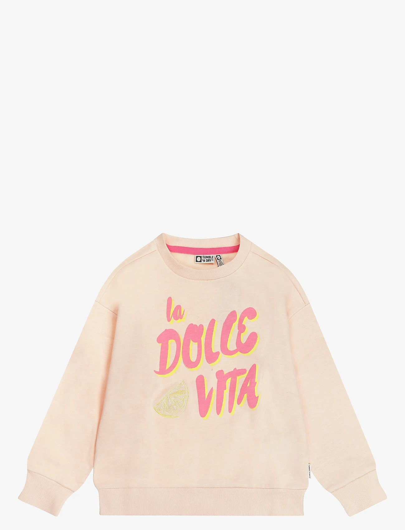 TUMBLE 'N DRY - Bloom Sweatshirt - sweatshirts & hættetrøjer - pale peach - 1