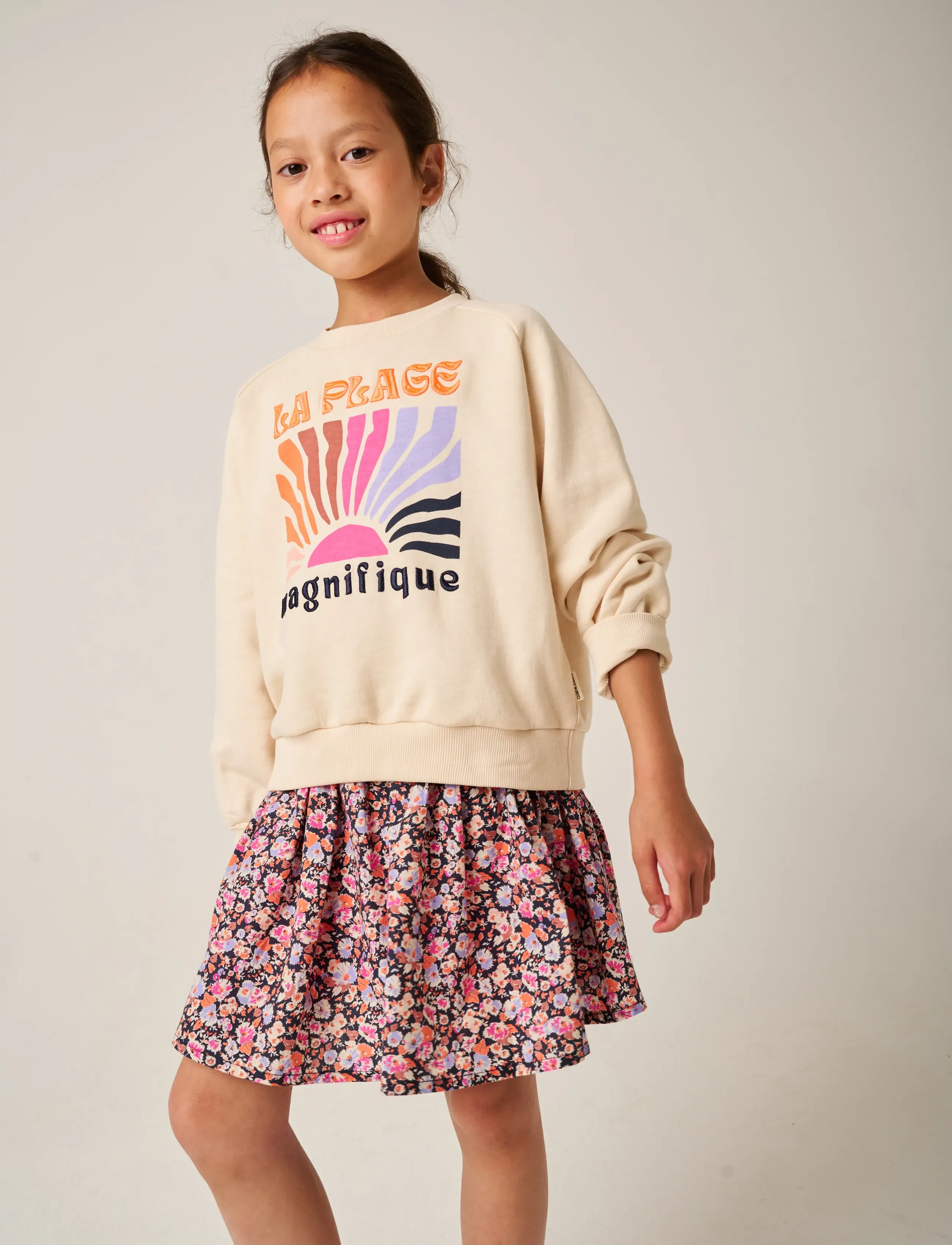 TUMBLE 'N DRY Prugna Sweatshirt - Sweatshirts - MOTHER OF / cream