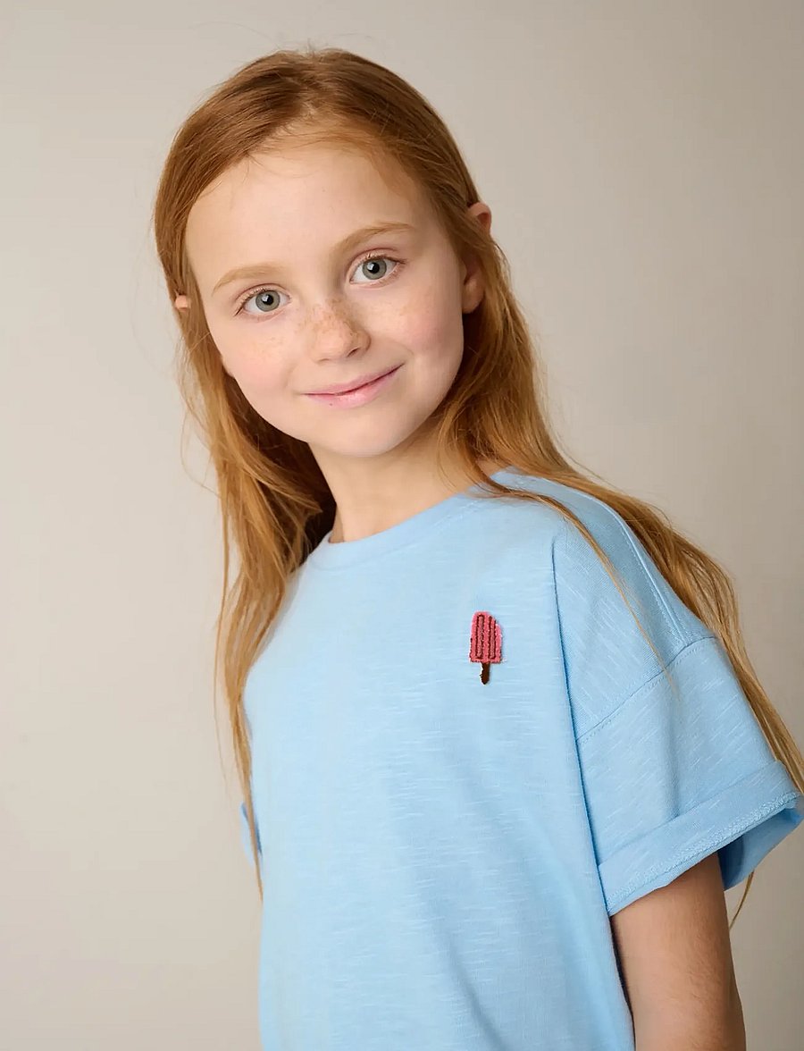 TUMBLE 'N DRY - TND Poppi - lühikeste varrukatega t-särgid - blue bell - 0