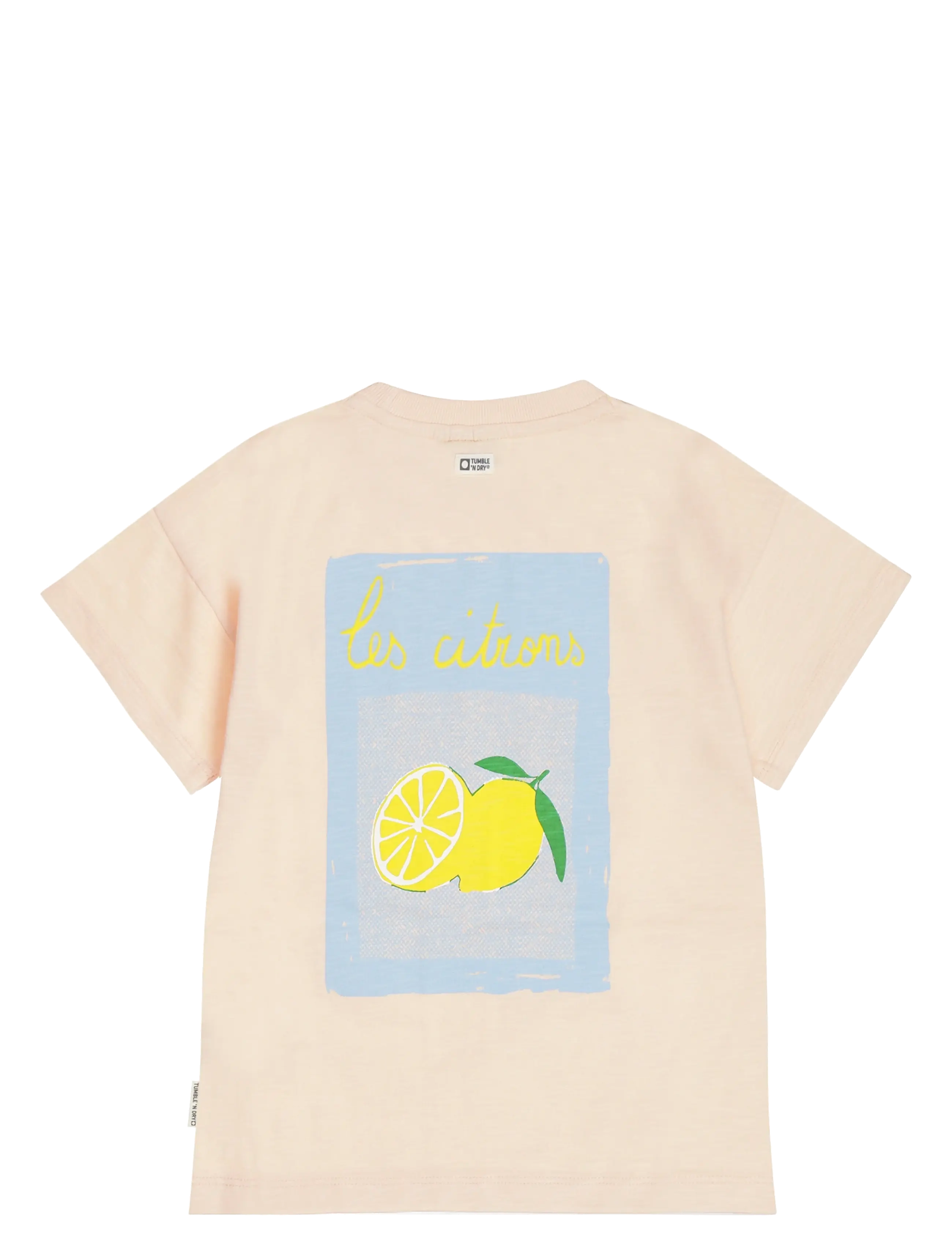 TUMBLE 'N DRY - Lemons T-Shirt - short-sleeved t-shirts - pale peach - 2