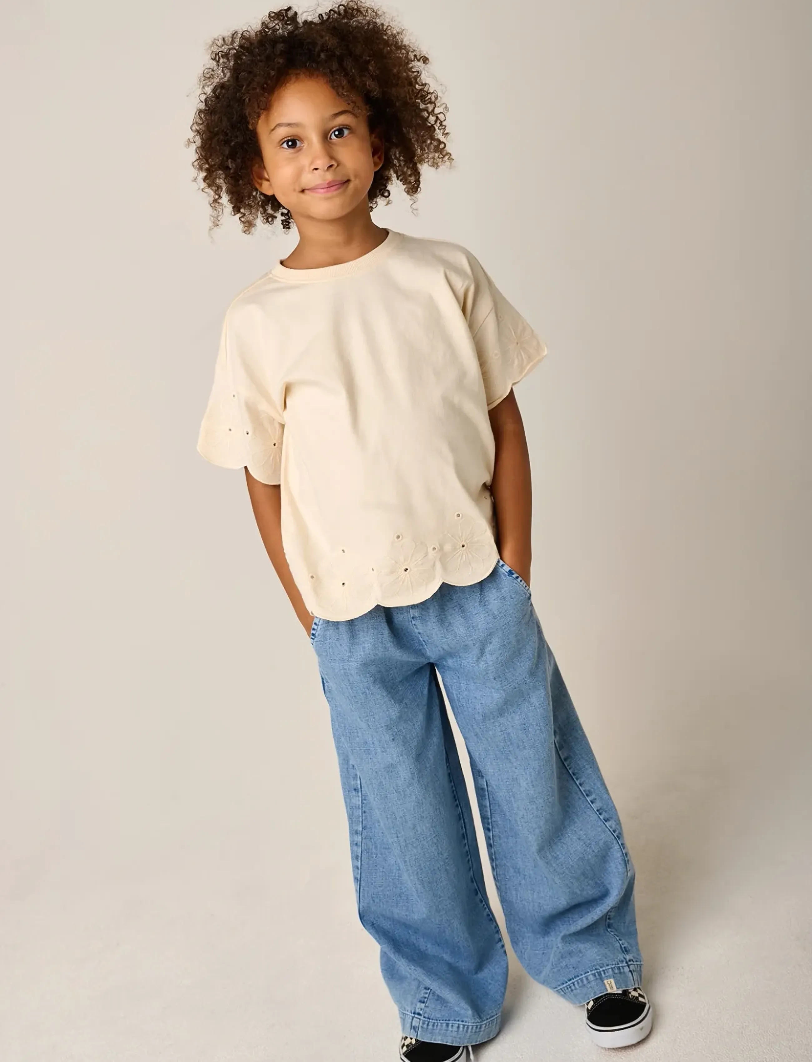 TUMBLE 'N DRY Tnd Gelati, 116, Cream, Sweatshirts & Hættetrøjer > Sweatshirts, Børn